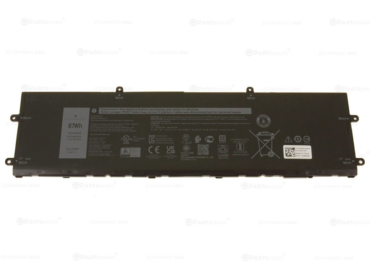Baterie Laptop 2-in-1, Dell, Inspiron 16 7620, P119F, P119F001, DWVRR, 11.4V, 7250mAh, 87Wh