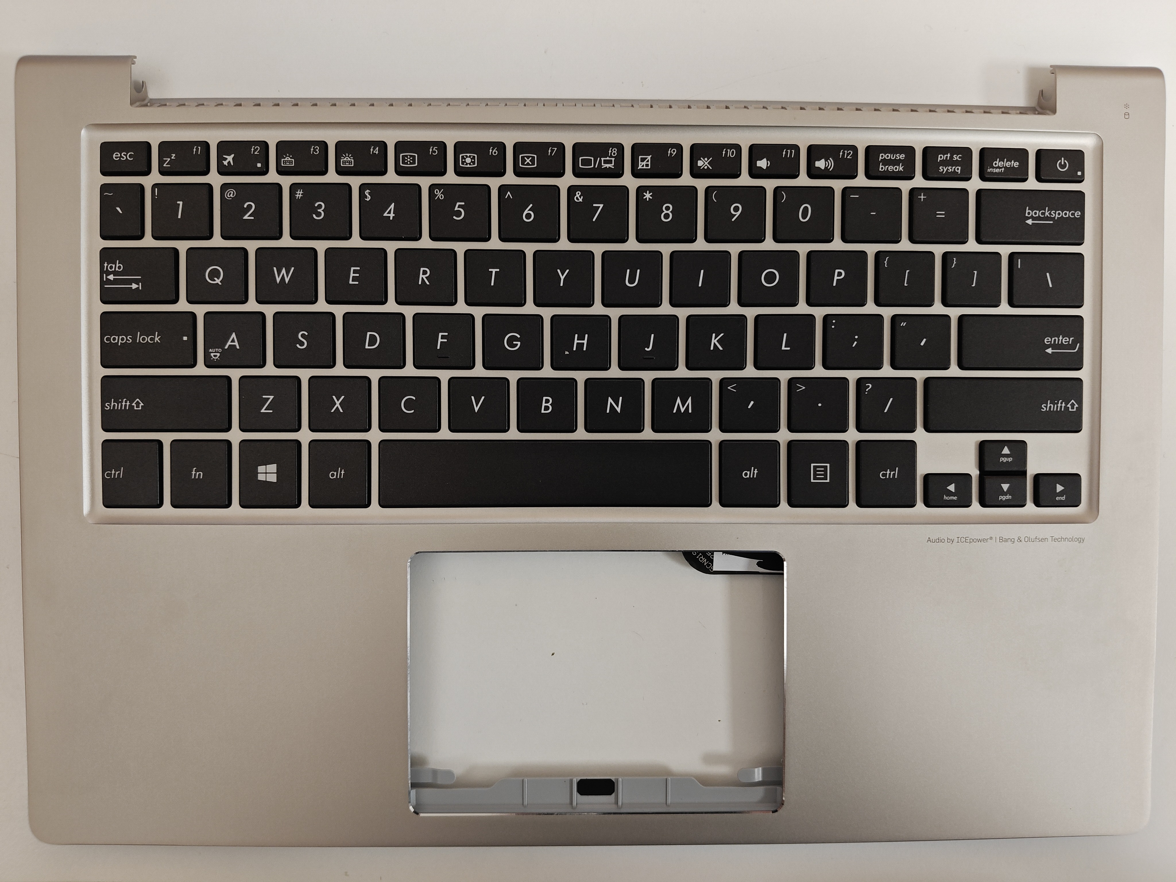 Carcasa superioara cu tastatura palmrest Laptop, Asus, ZenBook UX303L, UX303LA, UX303LAB, UX303LN, UX303LB, UX303LNB, UX303U, UX303UA, UX303UB, 90NB08V5-R31US0, AM16U00150S, 13NB04R5P01021, UX303UA-1C, iluminata, aurie, layout US