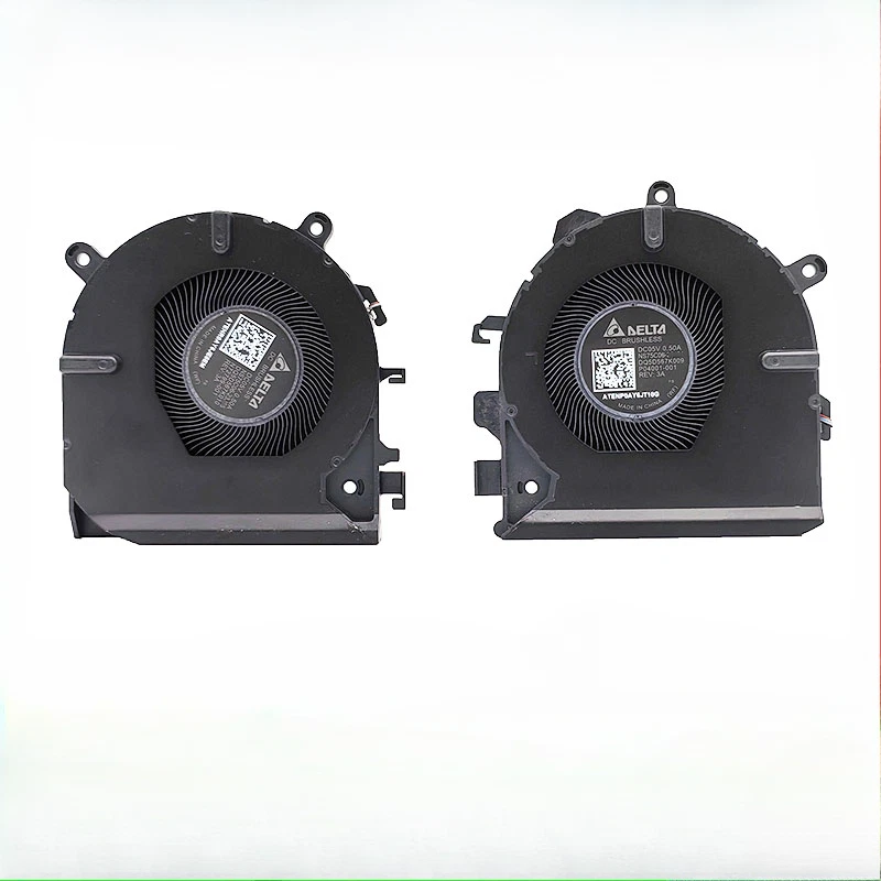 Set coolere Laptop, HP, ZBook Power 16 G11, N72799-001, P04001-001, P04002-001, NS75C06-23J04, DQ5D567K009, NS75C06-23J05, DQ5D567K010, 5V, 0.50A