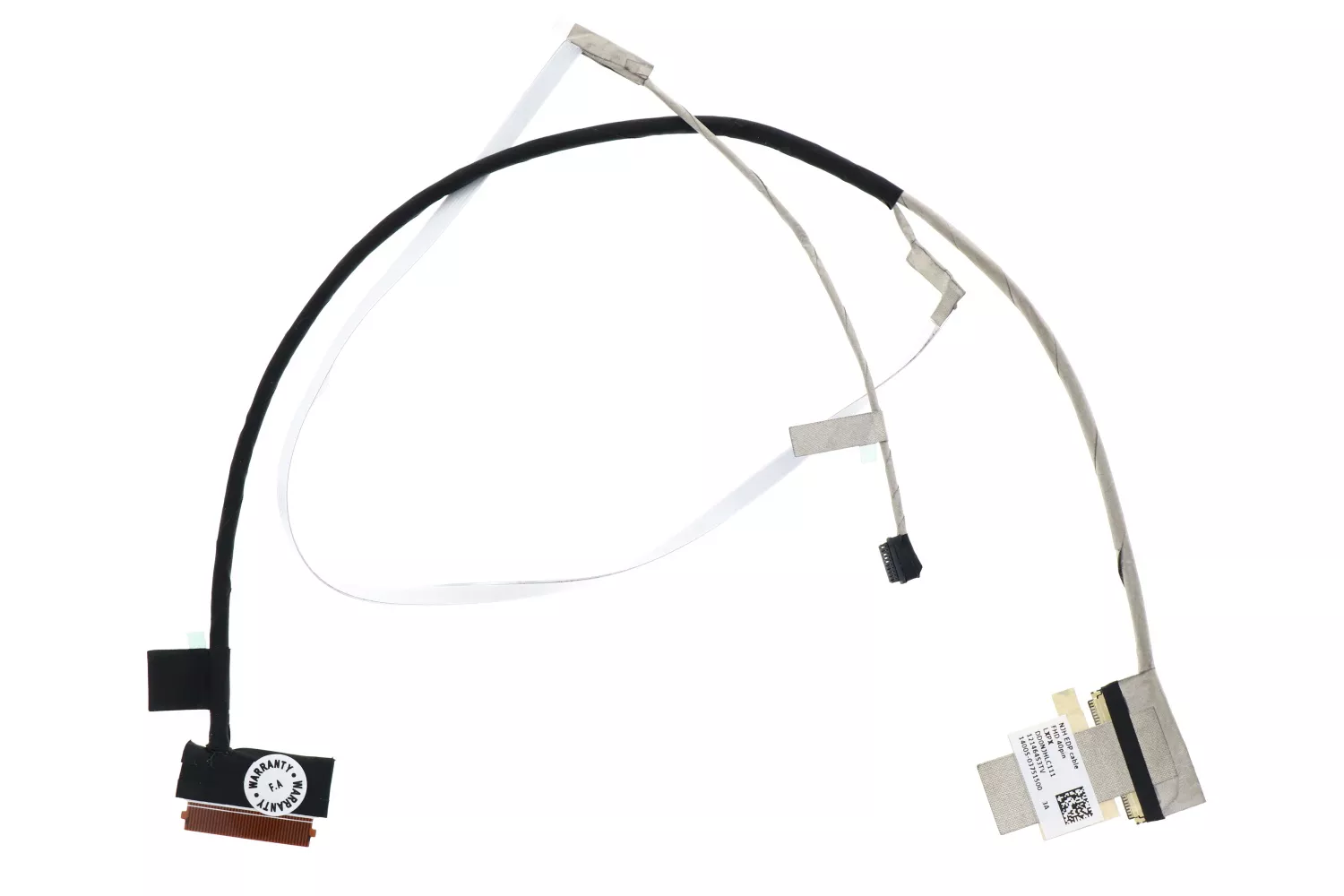 Cablu video LVDS Laptop Gaming, Asus, TUF 14005-03750200, 14005-03750400, 14005-03751400, 14005-03751500, EDPCBLFX506FHD-2, DD0NJHLC111, NJH EDP Cable, FHD, 30.3cm, 40 pini