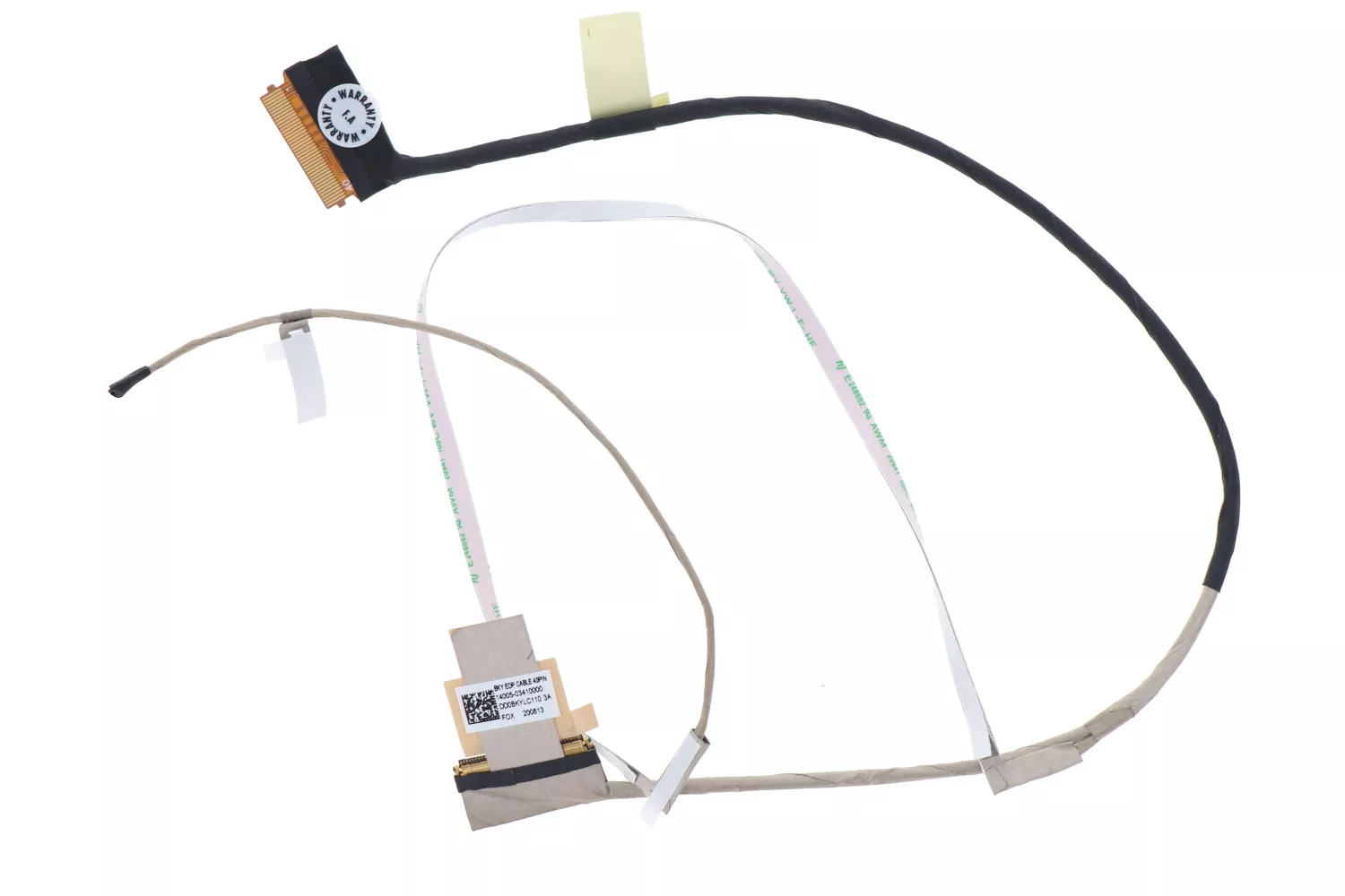 Cablu video LVDS Laptop Gaming, Asus, TUF F17 FX706I, FX706IH, FX706II, FX706IU, 14005-03410000, DD0BKYLC110, BKY EDP Cable, FHD, 144Hz, 28.4cm, 40 pini