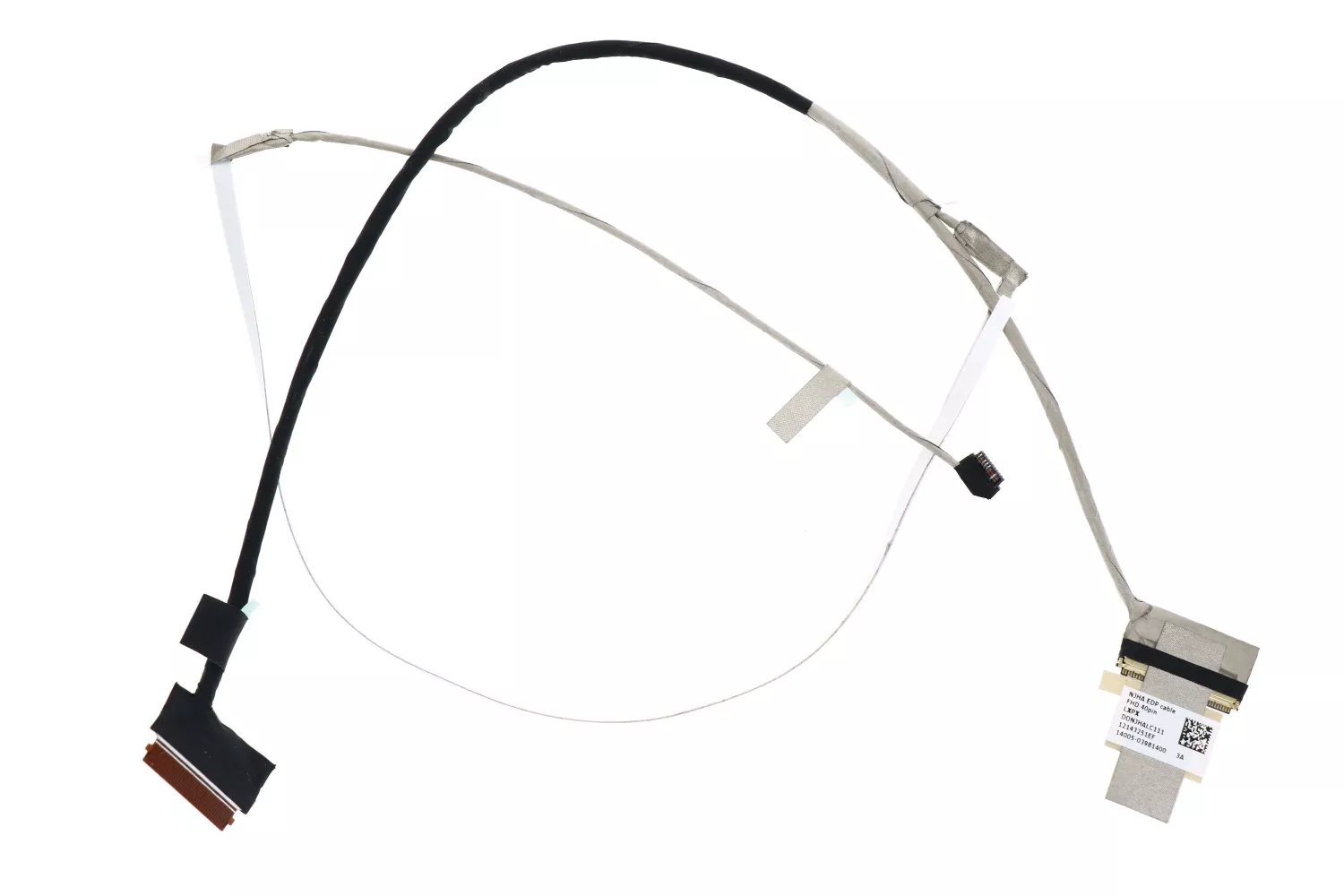 Cablu video LVDS Laptop Gaming, Asus, TUF A17 FA706N, FA706NF, FA706NFR, 14005-03981100, DDNJHALC121, NJHA EDP Cable, 31.9cm, 144Hz, 40 pini