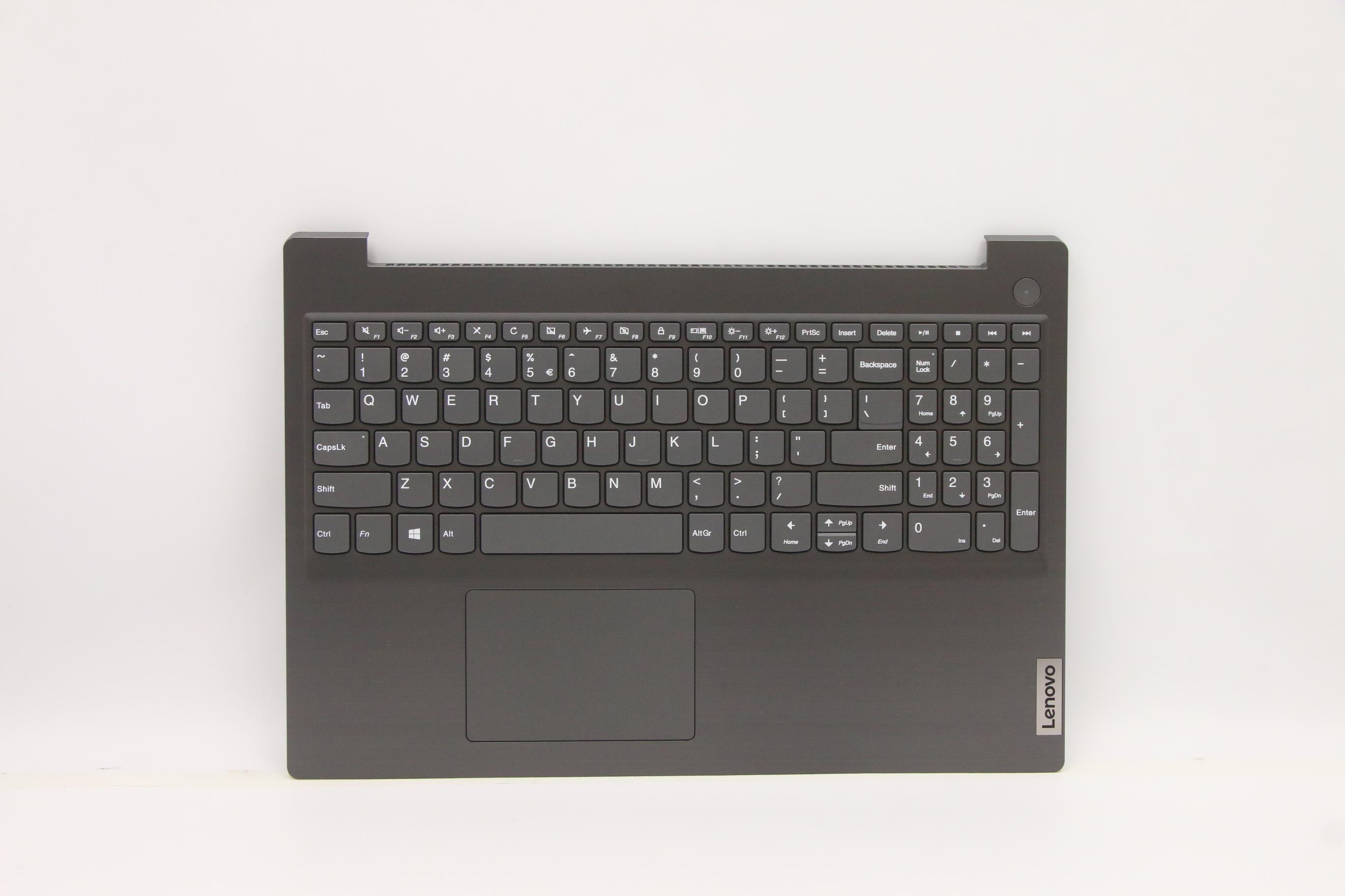 Carcasa superioara cu tastatura palmrest Laptop, Lenovo, IdeaPad 3-15ARE05 Type 81W4, 5CB1C17468, AP28B000200, AM1JV000300, AM1JV000300, Iron Grey, layout US