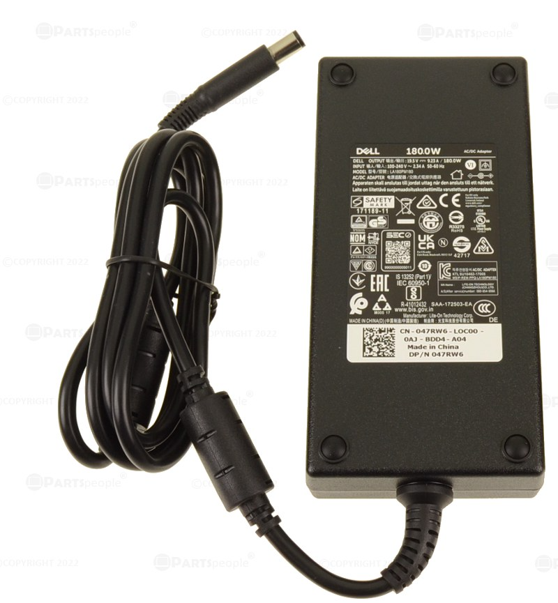 Incarcator Laptop, Dell, Alienware 15 R2, P42F, P42F002, 047RW6, 47RW6, LA180PM180, 19.5V, 9.23A, 180W, mufa 7.4x5.0mm