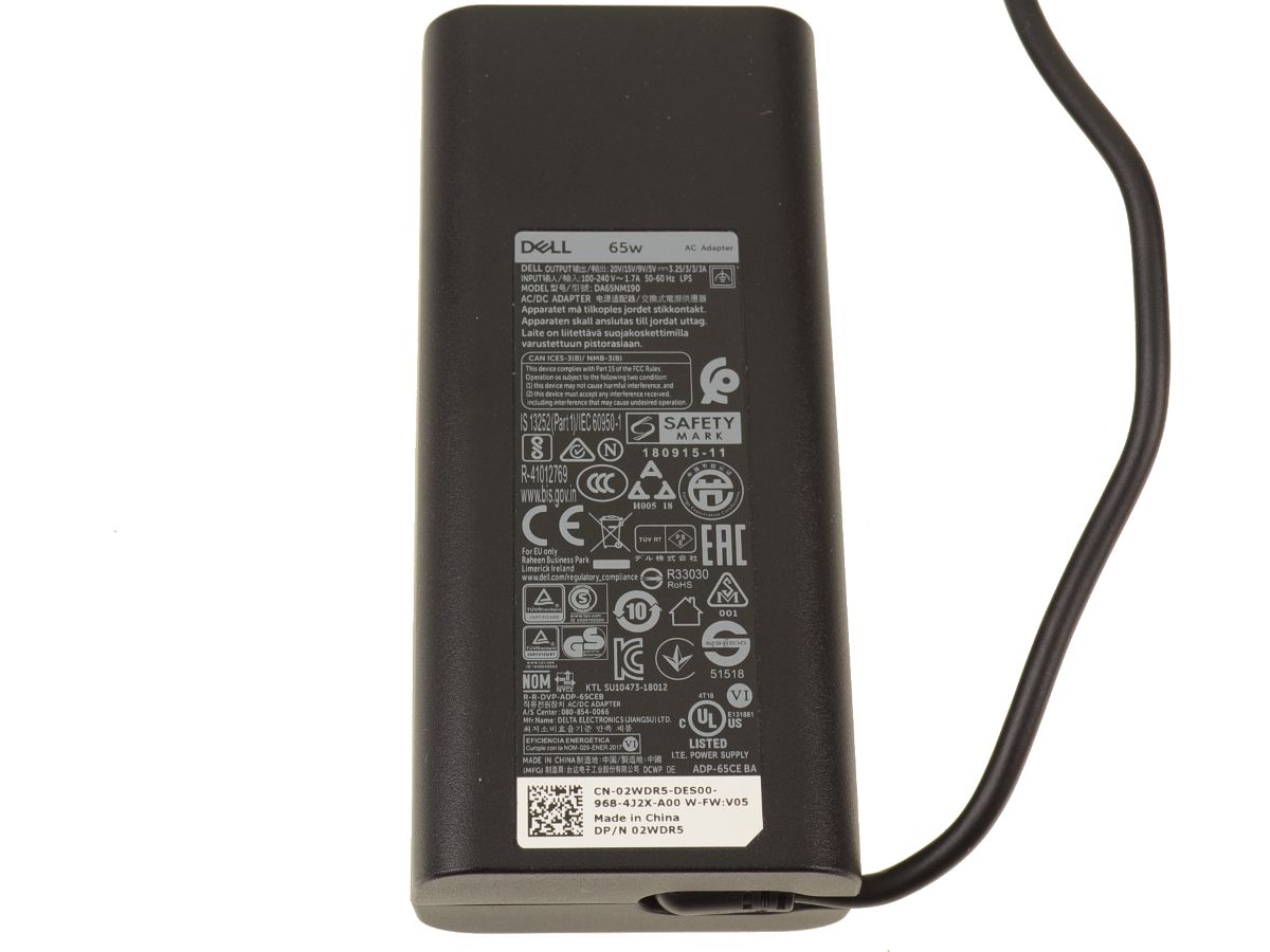 Incarcator Laptop, Dell, Latitude 5400, P67F, P67F001, 1P49R, DA65NM190, 20V, 3.25A, 65W, USB-C, Type-C