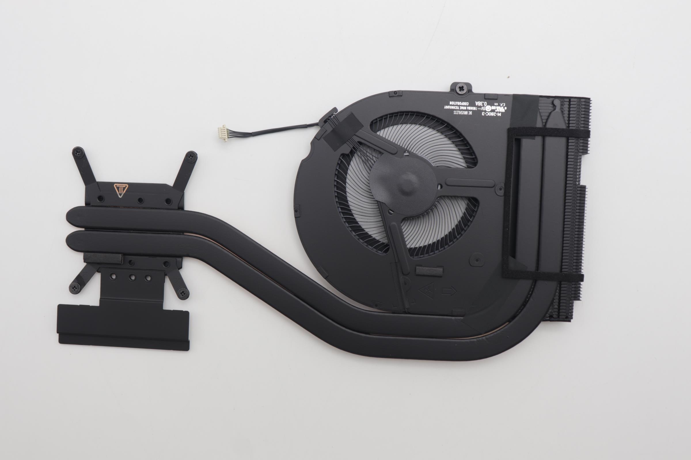 Cooler cu radiator compatibil Laptop, Lenovo, ThinkPad 5H41B77284, 5H41B77285, 5H41B77286, AT2DW009TB0, M-280C-3, UMA, pentru placa video integrata, 5V, 0.38A