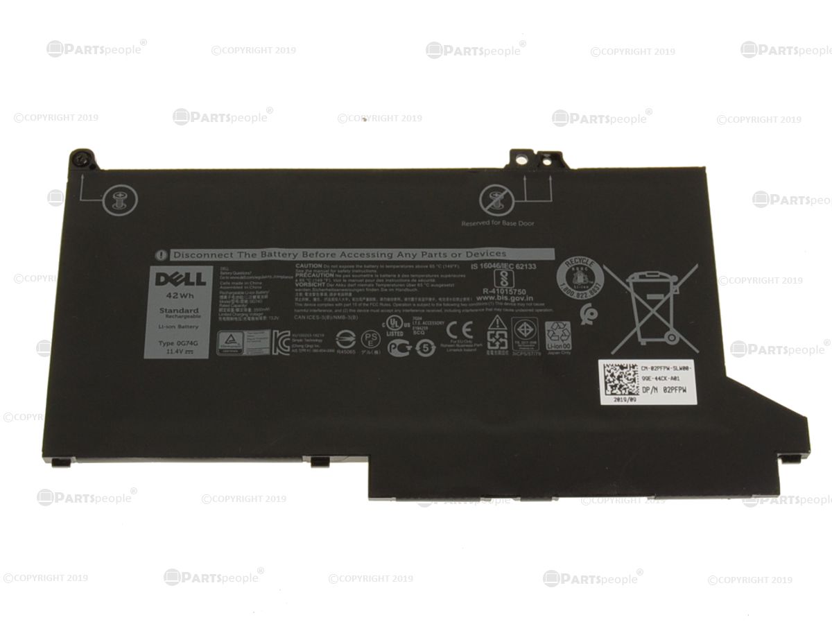 Baterie Laptop 2-in-1, Dell, Latitude 5310, P96G, P96G001, 0G74G, 11.4V, 3500mAh, 42Wh
