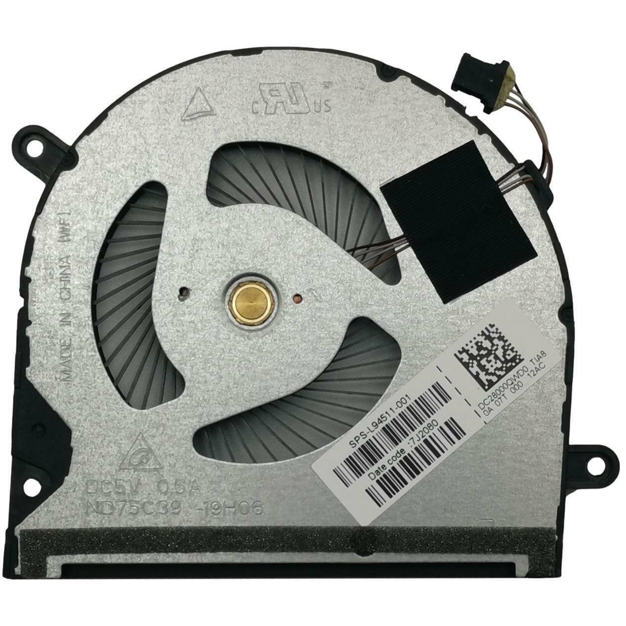 Cooler Laptop, HP, Envy X360 13-BD, 13M-BD, 13T-BD, TPN-C152, L94511-001, L95897-001, EG50040S1-1C230-S9A, ND75C39-19H06, DC28000QWD0, 5V, 0.5A
