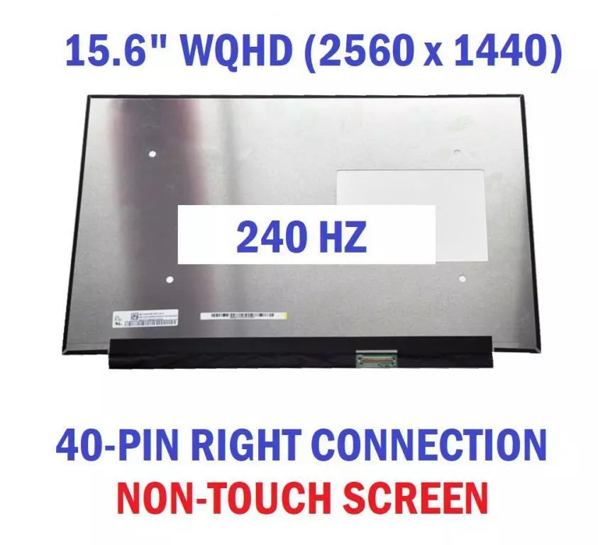 Display Laptop Gaming, Asus, ROG Zephyrus G15 GA503RM, GA503RW, GA503RX, GA503RS, 18010-15656700, NE156QHM-NZ1, NE156QHM-NZ2 V8.0, 15.6 inch, 2560x1440, QHD, WQHD, 240Hz, conector 25mm, 40 pini