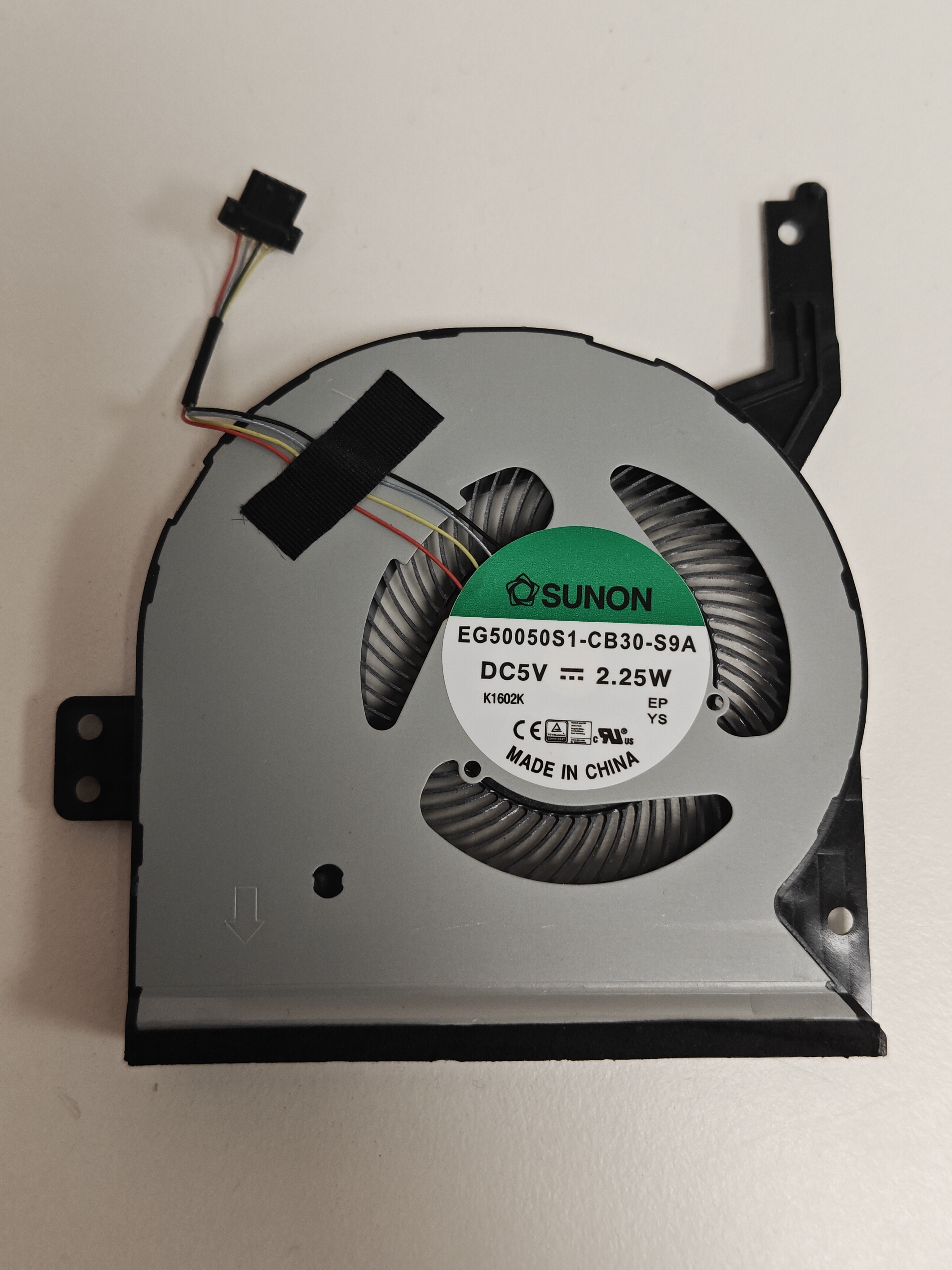 Cooler Laptop, Asus, VivoBook 15 X542U, X542UA, X542UAP, X542UAR, X542UQR, X542UF, X542UN, X542UNT, X542UR, X542URV, X542UQ, X542B, X542BA, X542BP, 13NB0FD0T04021, EG50050S1-CB30-S9A, 13N1-26P0202, 5V, 2.25W