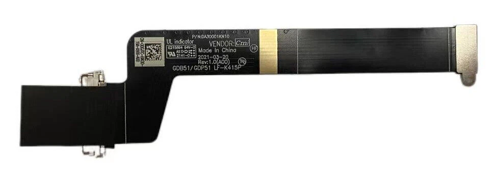 Cablu video LVDS Laptop, Dell, Precision 5560, P91F, P91F002, 0GJTC, 00GJTC, GDB51, GDP51, LF-K415P, conector 17mm, 30 pini