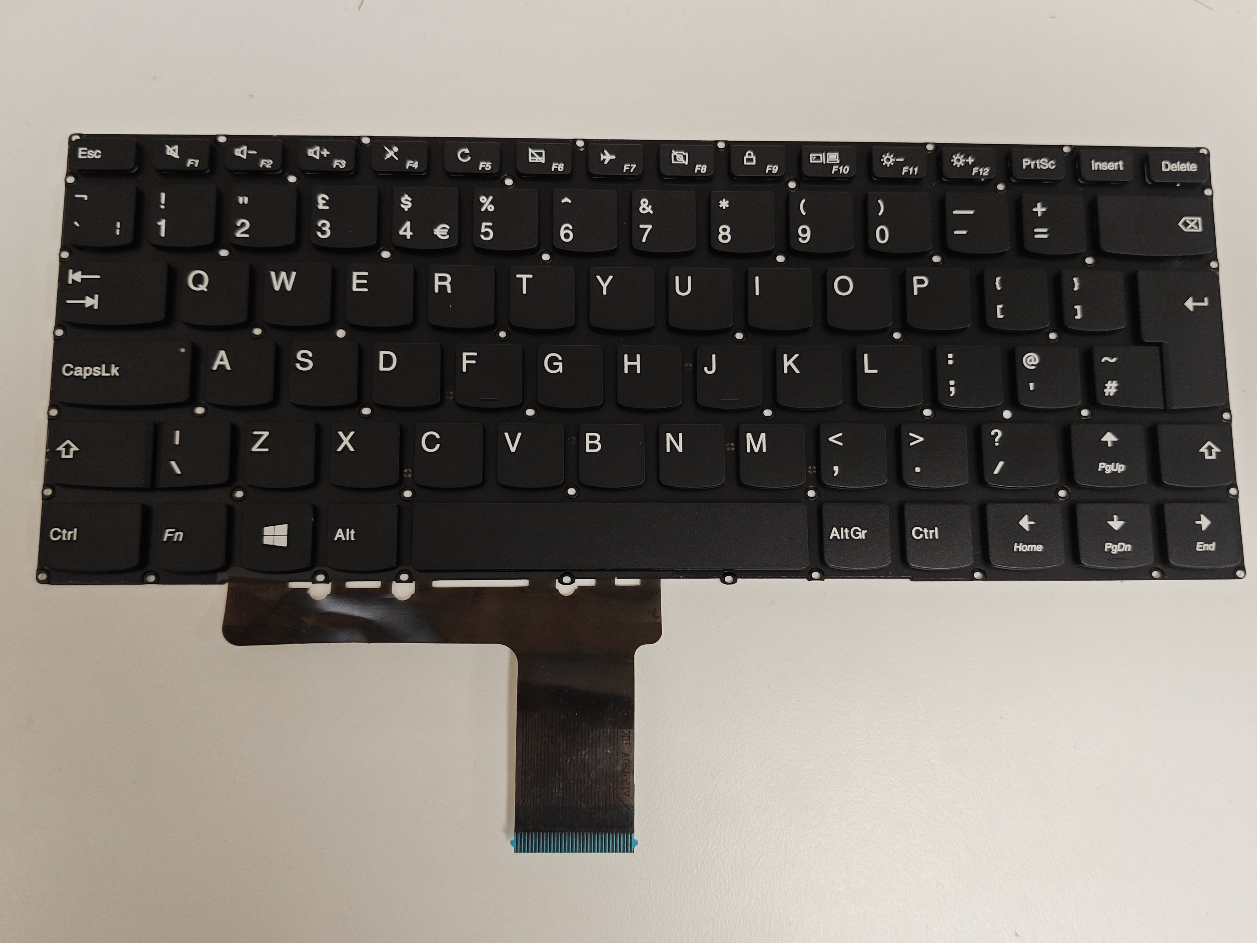 Tastatura Laptop, Lenovo, IdeaPad 510S-14IKB Type 80UV, neagra, layout UK
