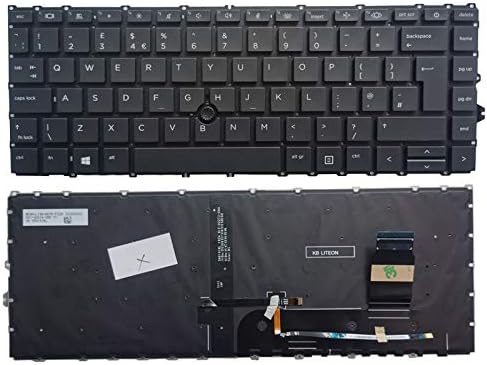 Tastatura Laptop, HP, EliteBook 840 G8, 845 G8, iluminata, cu point sticker, layout UK