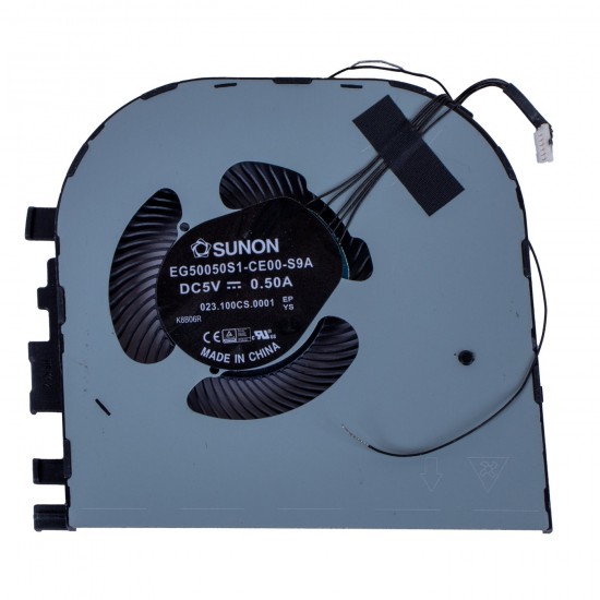 Cooler placa video Laptop, Lenovo, ThinkPad P1 Gen 2 Type 20QT 2QU, 02XR043, 02XR044, EG50050S1-CE00-S9A, 023.100CS.0001, 5V, 0.50A, GPU