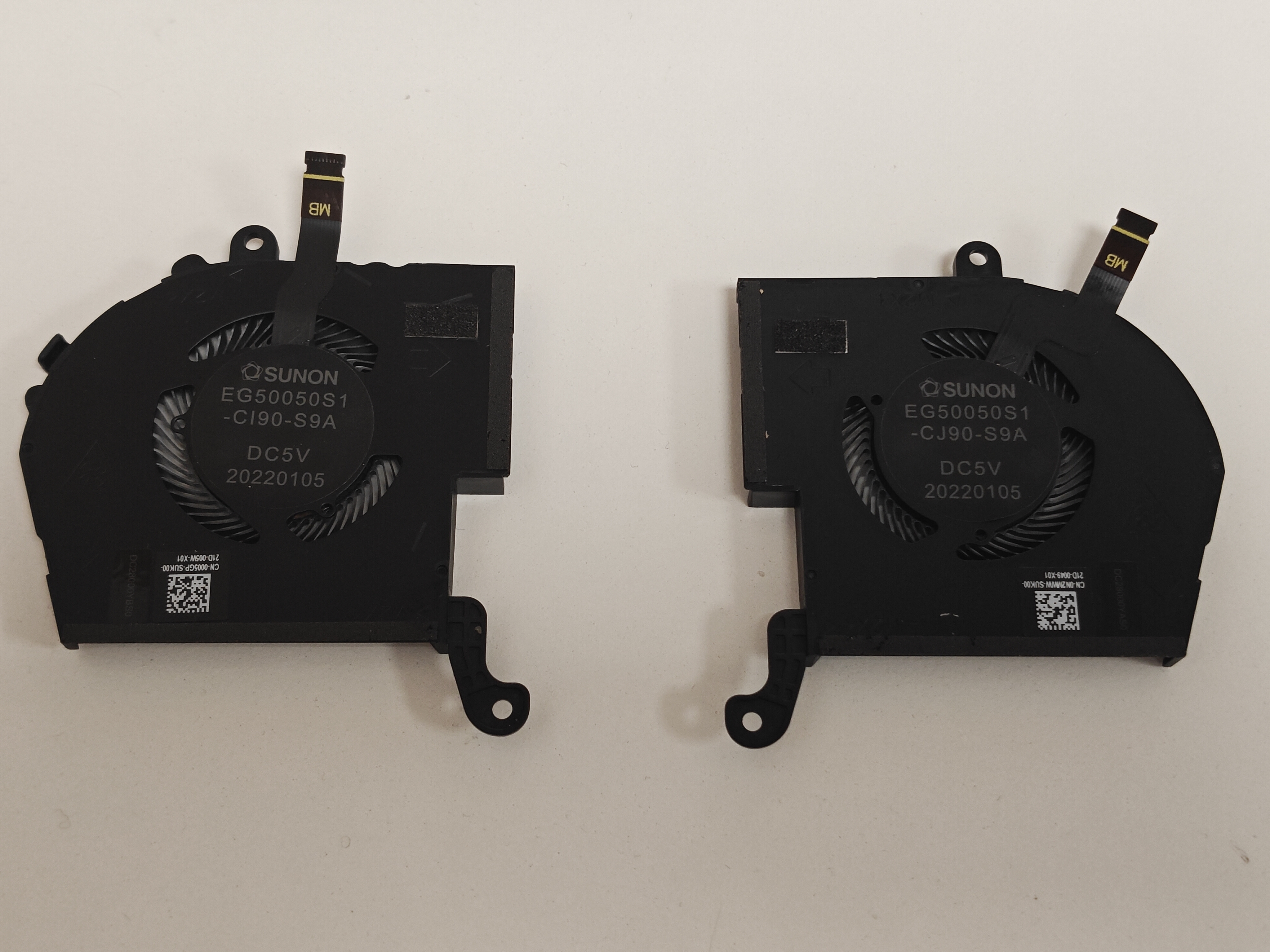 Set coolere Laptop, Dell, Alienware X14 R1, P150G, P150G001, P150G002, P150G003, 0005GP, 0N2MWW, EG50050S1-CJ90-S9A, DC28000YBS0, EG50050S1-CI90-S9A, DC28000YAS0, ND75C85-21F01, DC28000YBD0, ND75C86-21F02, DC28000YAD0, 5V, 0.45A, 2.25W