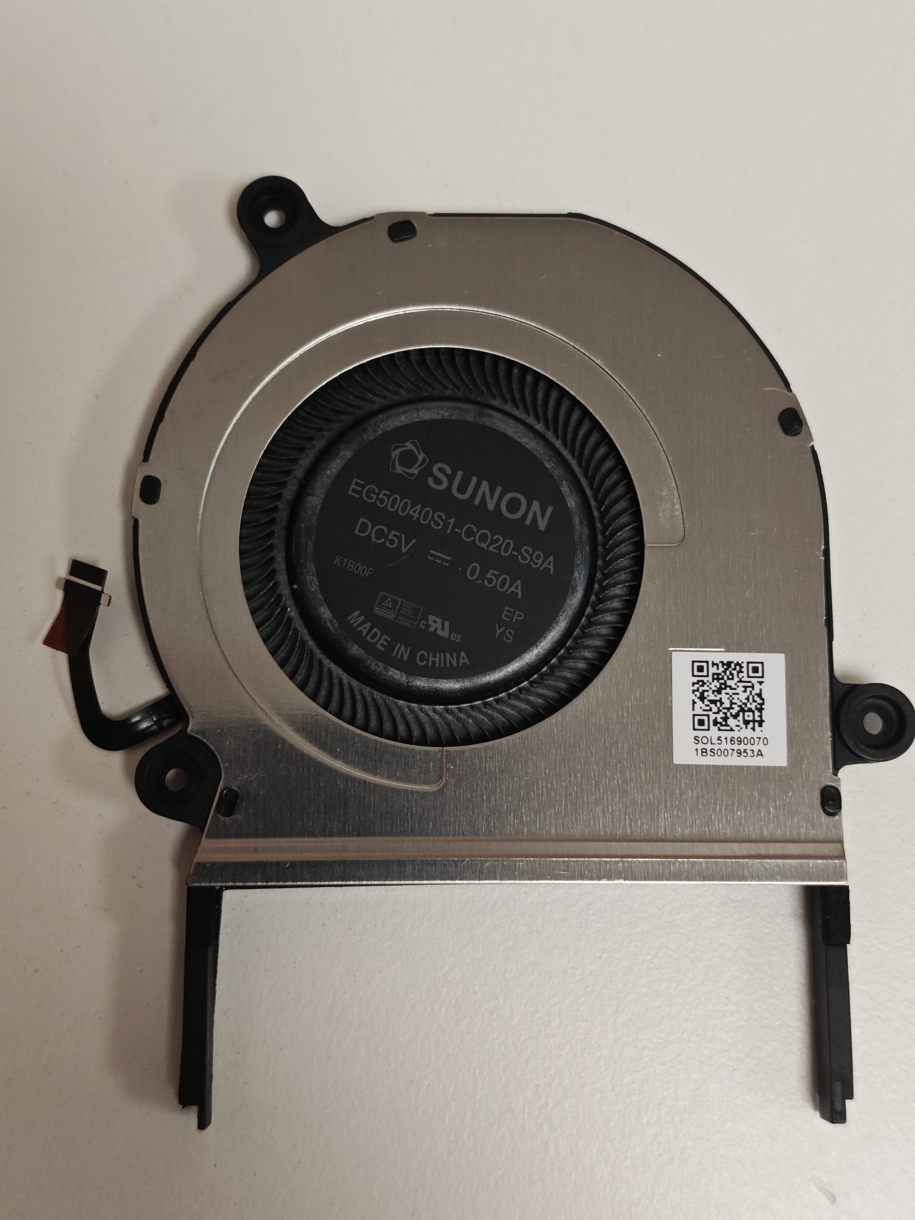 Cooler procesor Laptop, Huawei, MateBook X Pro MRGF-16, EG50040S1-CQ20-S9A, SOL51690070, ND65C34-21A03, 5V, 0.5A, CPU