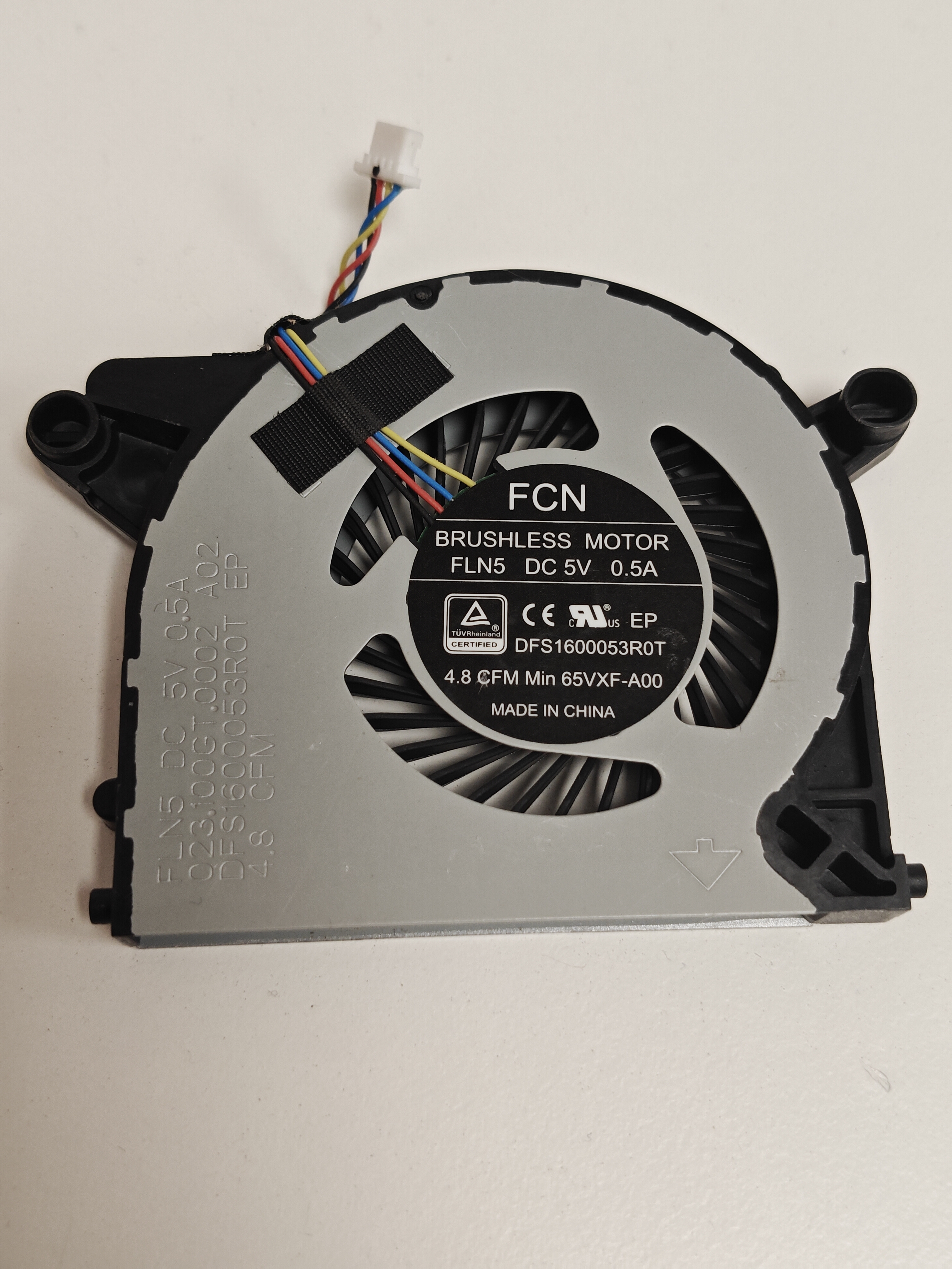 Cooler unitate PC Desktop Dell, Optiplex 7090 Ultra, D13U, D13U002, 65VXF, 065VXF, DFS1600053R0T-FLN5, 023.100GT.0002, PVB060B05H, 5V, 0.5A