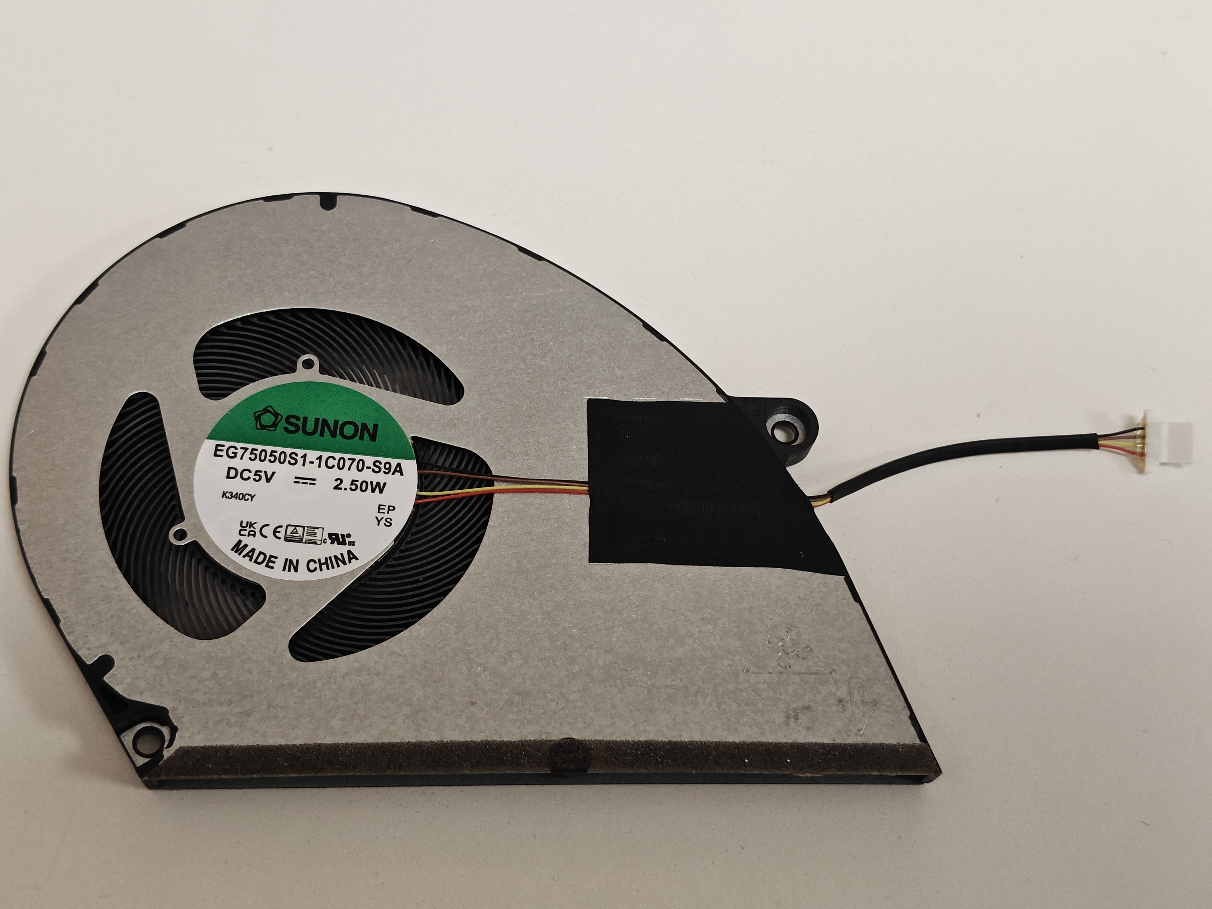 Cooler Laptop, Acer, Spin 14 A5SP14-51MTN, A5SP14-51MTN, 23.KJAN7.001, EG75050S1-1C070-S9A, DC280012US0, 5V, 0.5A