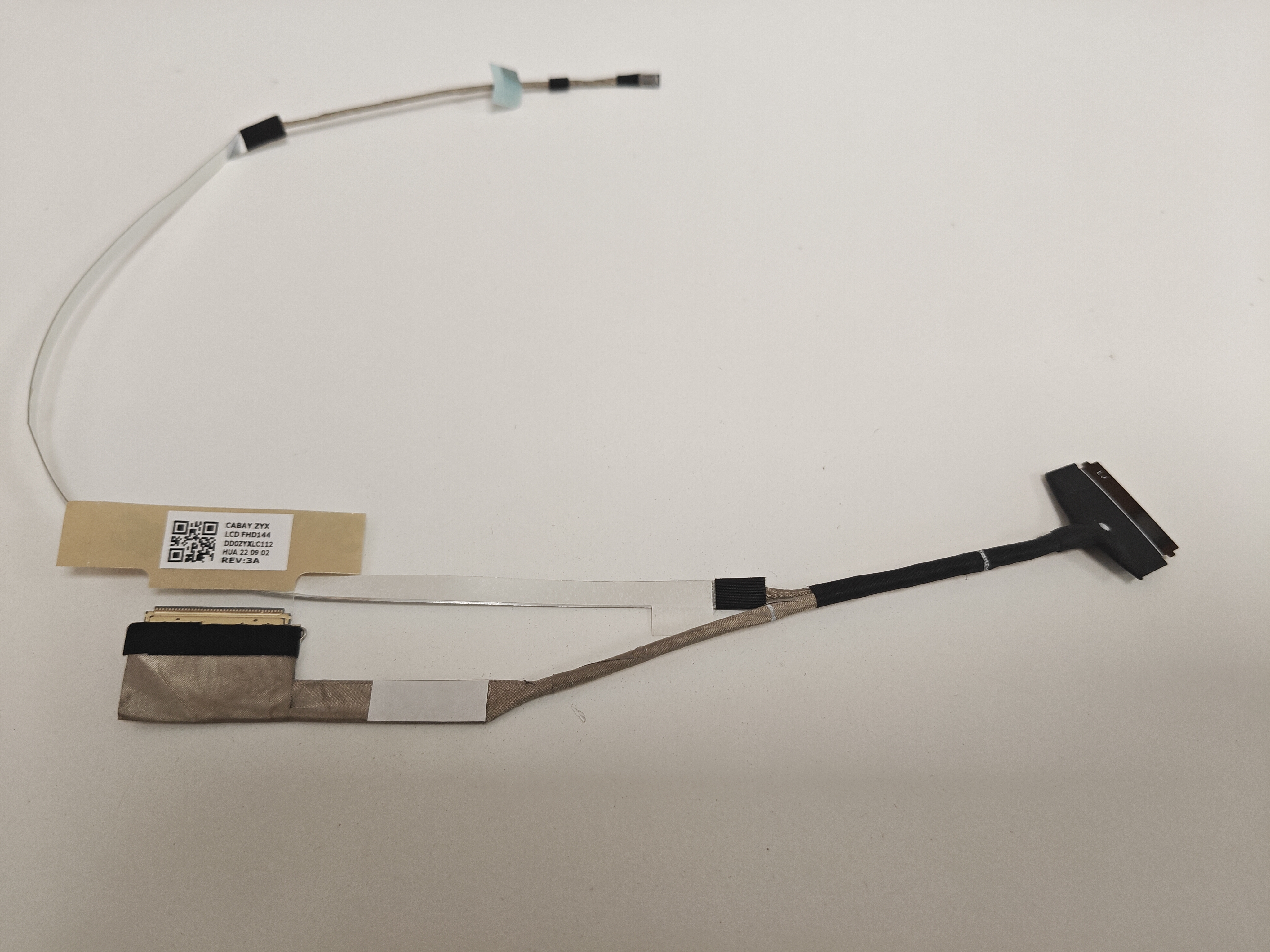 Cablu video LVDS Laptop Gaming, Acer, Aspire 7 A715-51G, 50.QGCN7.007, DD0ZYXLC100, DD0ZYXLC112, CABAY ZYX LCD FHD144, 144Hz, 40 pini