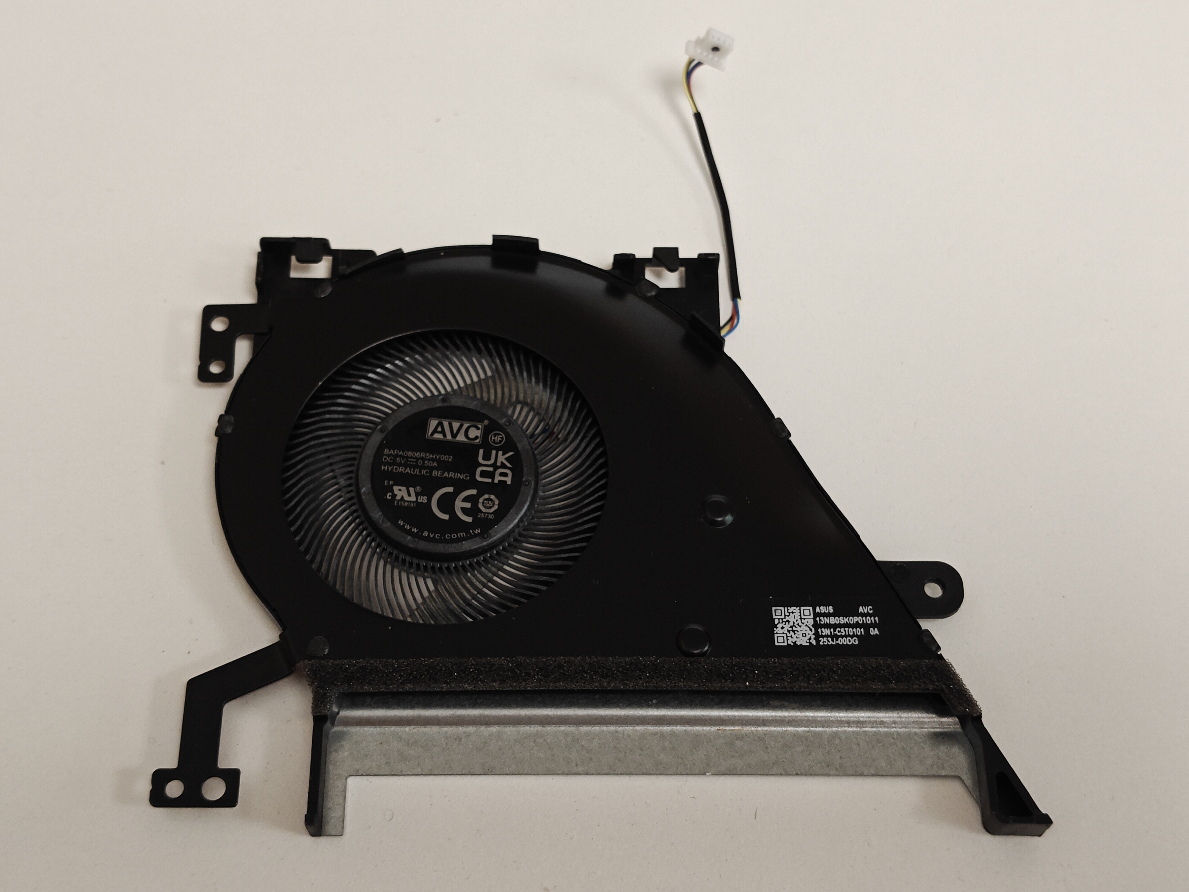 Cooler Laptop, Asus, VivoBook 15 S533U, S533UA, 13NB0SK0P01011, BAPA0806R5HY002, 13N1-C5T0101, 5V, 0.50A