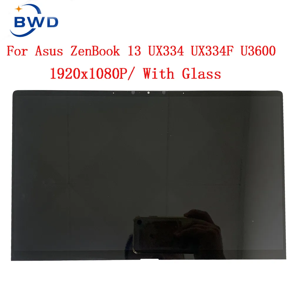Ansamblu Display cu sticla de protectie Laptop, Asus, ZenBook 13 UX334F, UX334FA, UX334FAC, UX334FL, UX334FLC, B133HAN05.C, 13.3 inch, FHD, 1920x1080, non touch, 30 pini