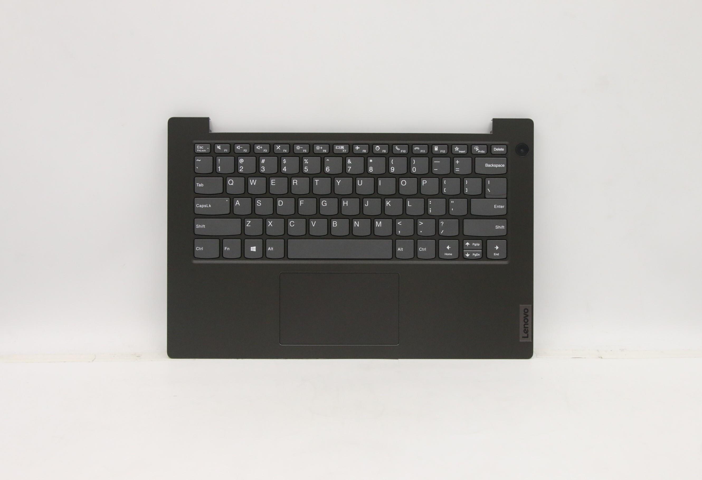 Carcasa superioara cu tastatura palmrest Laptop, Lenovo, V14 G2 IJL Type 82QX, 5CB1B96412, AP2ER000400, EC21R000400, ET21M000300, Iron Grey, layout US