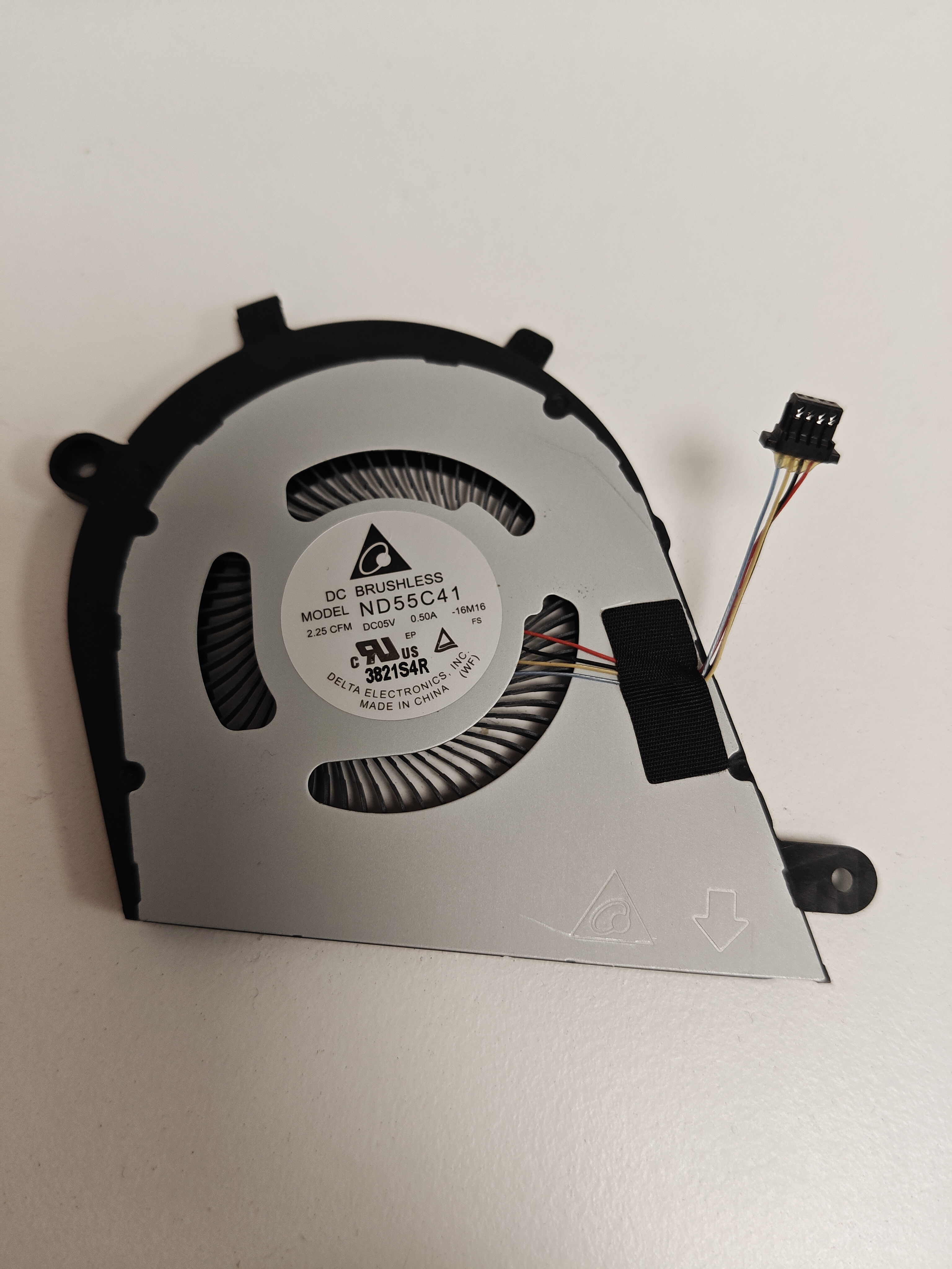 Cooler Laptop 2-in-1, Dell, Inspiron 13 7373, P83G, P83G001, DJFK0, 0DJFK0, ND55C41-16M16, 023.1009I.0012, 5V, 0.50A