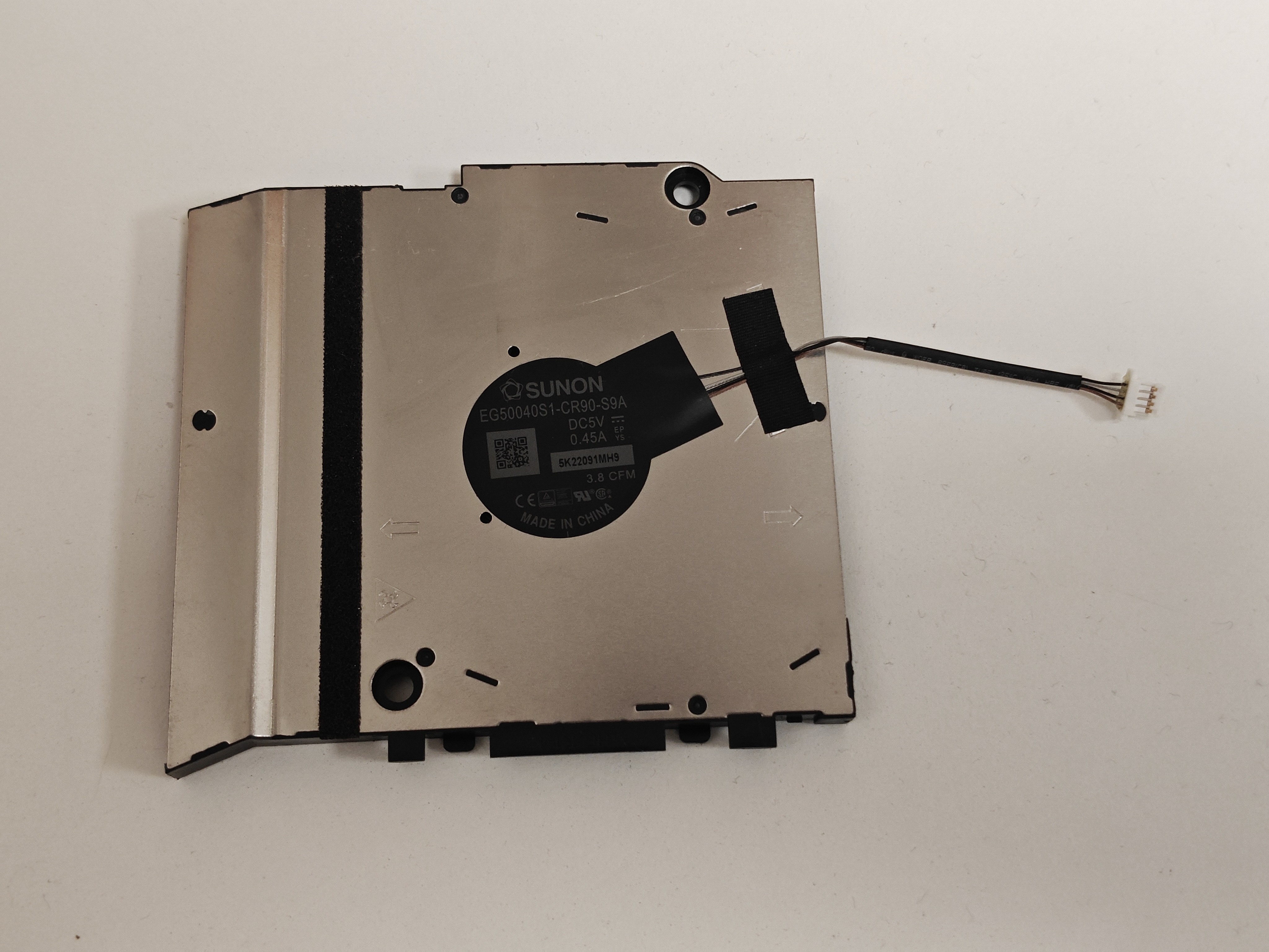 Cooler Laptop, Dell, Latitude 7530, P110F, P110F002, NP8T0, 0NP8T0, EG50040S1-CR90-S9A, 5V, 0.45A