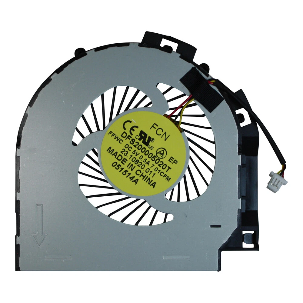 Cooler Laptop, Dell, Inspiron 17 7746, P24E, P24E002, 0RMC3, 00RMC3, DFS200005020T-FFWC, 23.10820.011, 5V, 0.5A