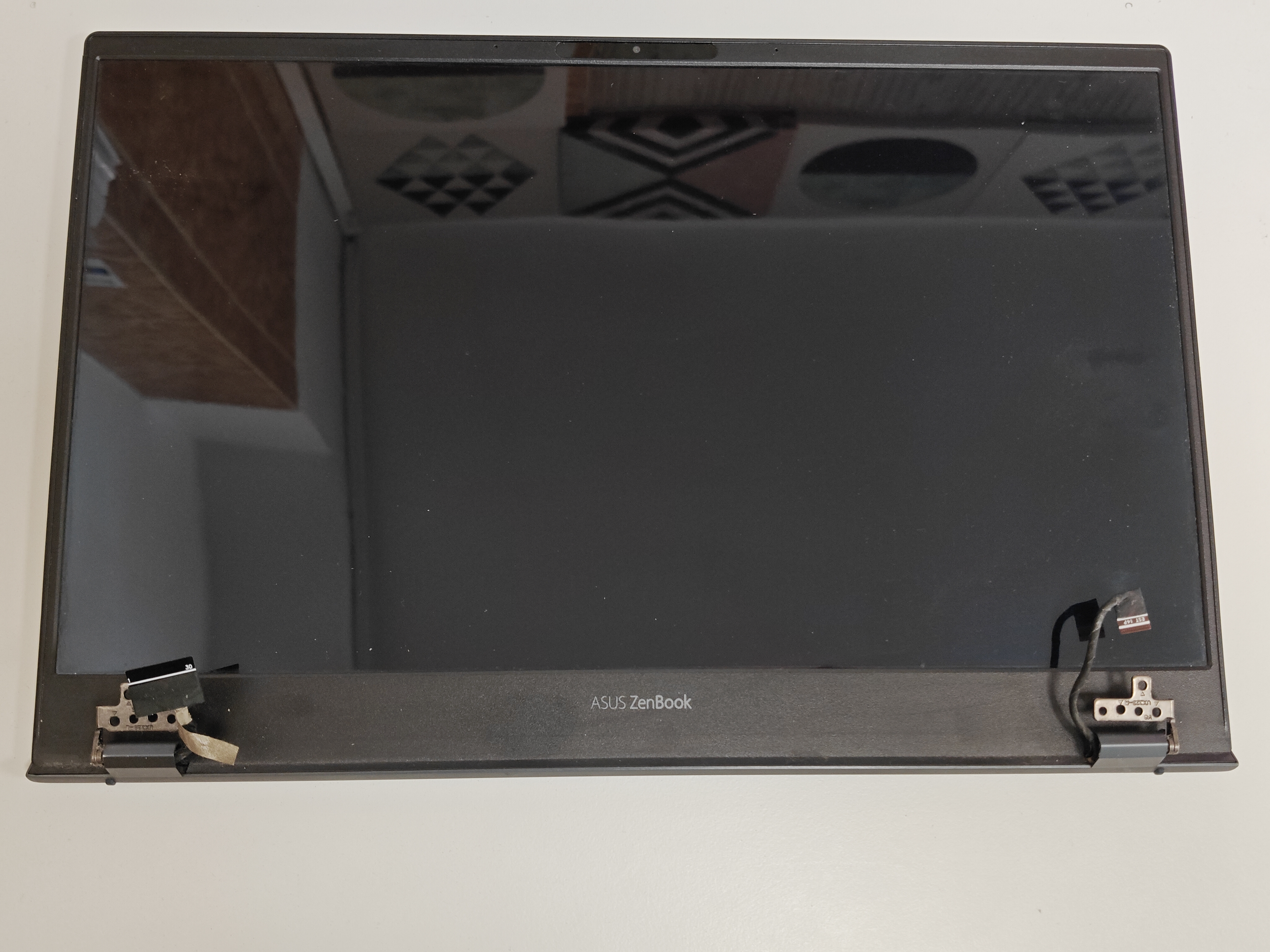 Ansamblu complet cu capac, balamale si Display OLED Laptop, Asus, ZenBook 13 UX325, UX325E, UX325EA, UX325J, UX325JA, ATNA33XC11-0, 18200-13300500, 13.3 inch, 30 pini, non touch, refurbished