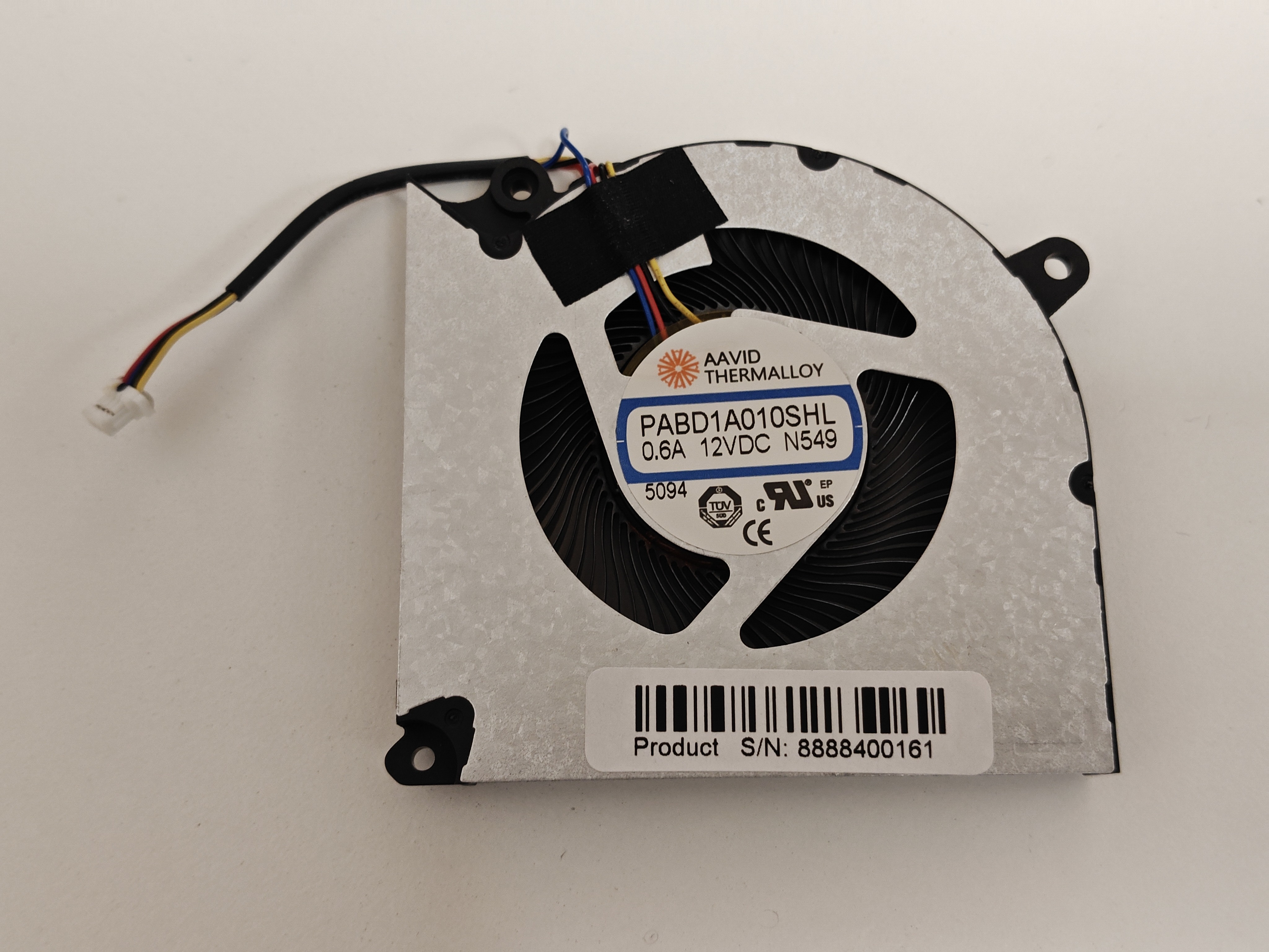 Cooler placa video Laptop Gaming, MSI, Sword 16HX B14VEG, B14VEKG, B14VFK, B14VFKG, B14VGKG, PABD1A010SHL-N549, 12V, 0.6A, GPU