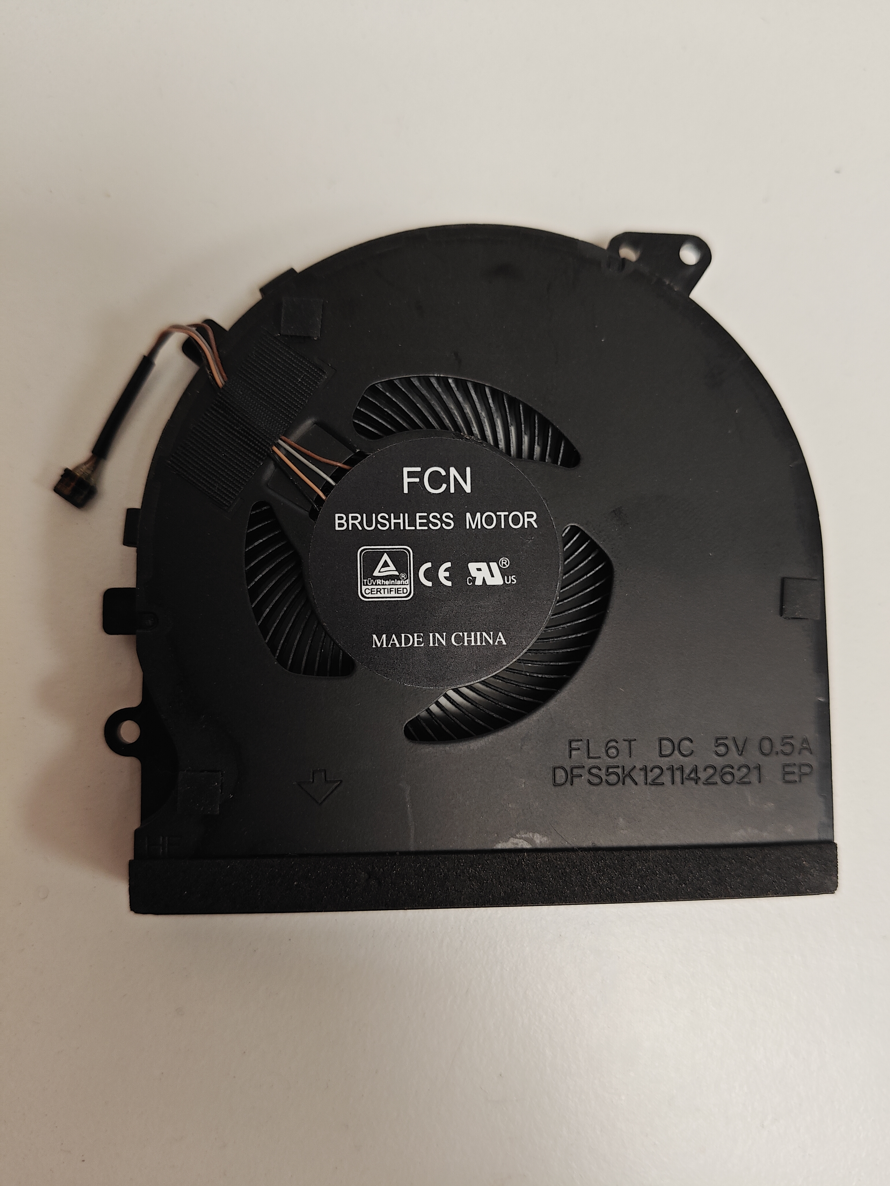 Cooler placa video Laptop Gaming, Razer Blade 15 RZ09-03287, DFS5K121142621-FL6T, DFS5K121142621-FNK7, DFS5K121142621-FNL5, 124527410824, 5V, 0.5A, GPU