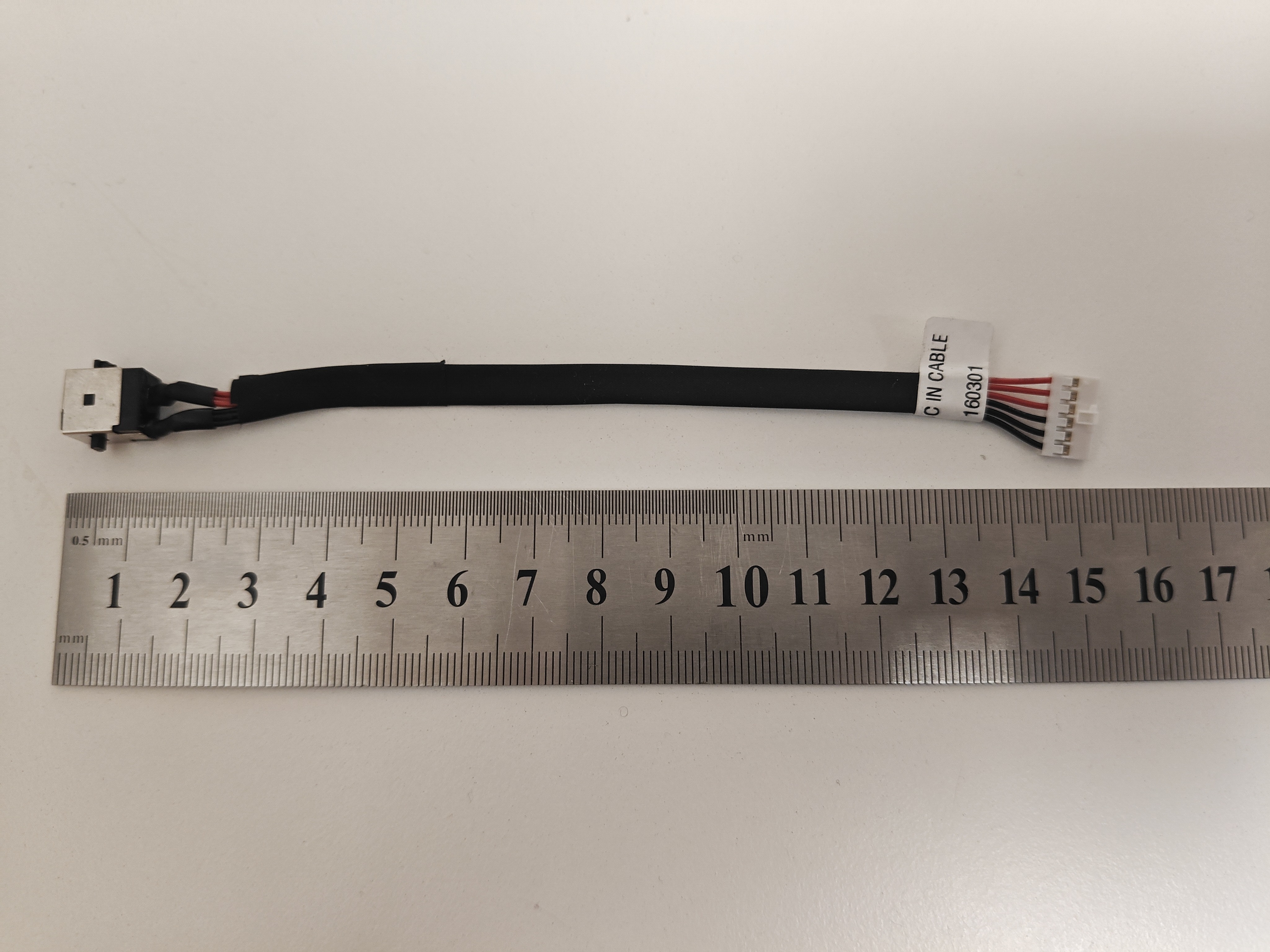Mufa alimentare Laptop, Asus, S550C, S550CA, S550CB, S550CM, 14004-00970100, K56 DC IN CABLE, SINGATRON, 160301, 14cm