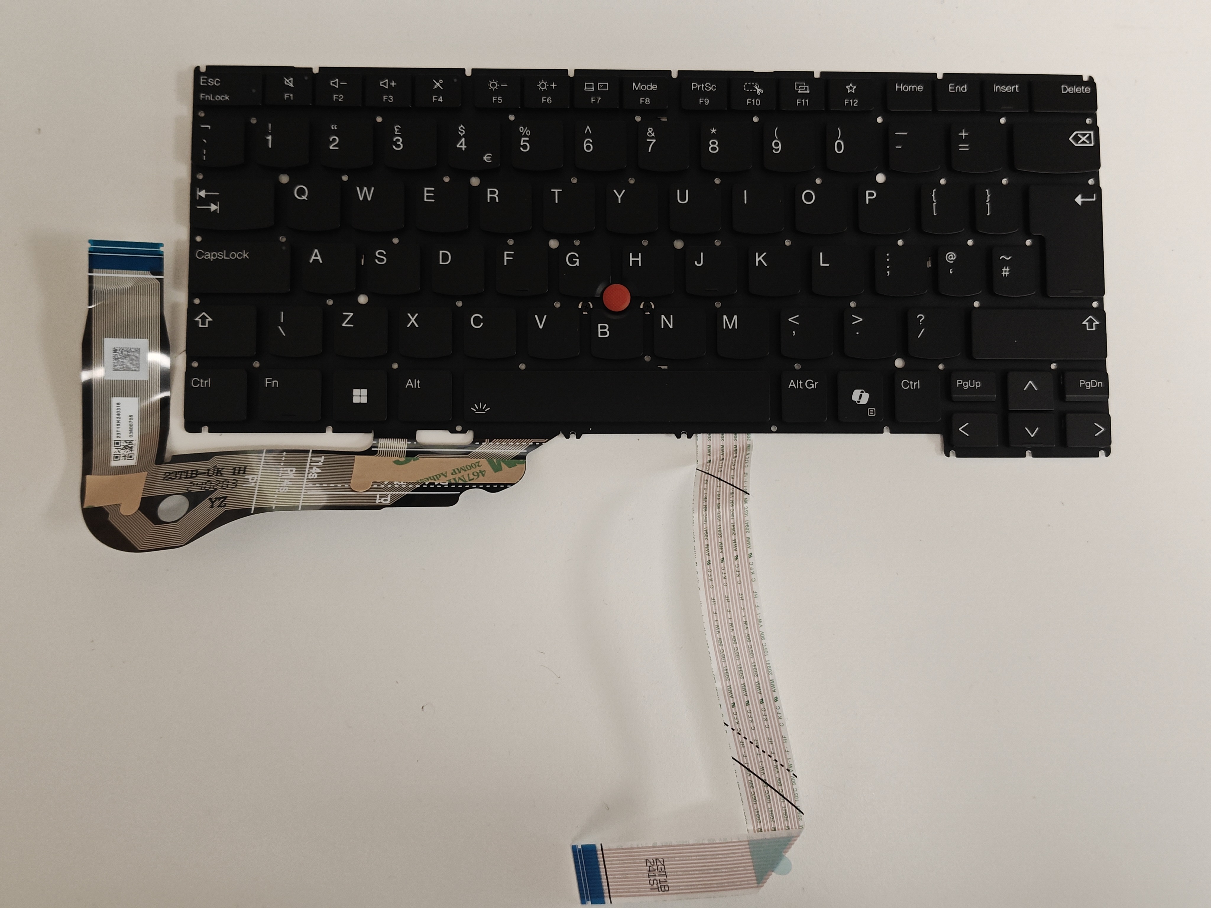 Tastatura Laptop, Lenovo, ThinkPad P1 Gen 7 Type 21KV, 21KW, iluminata, neagra, layout UK