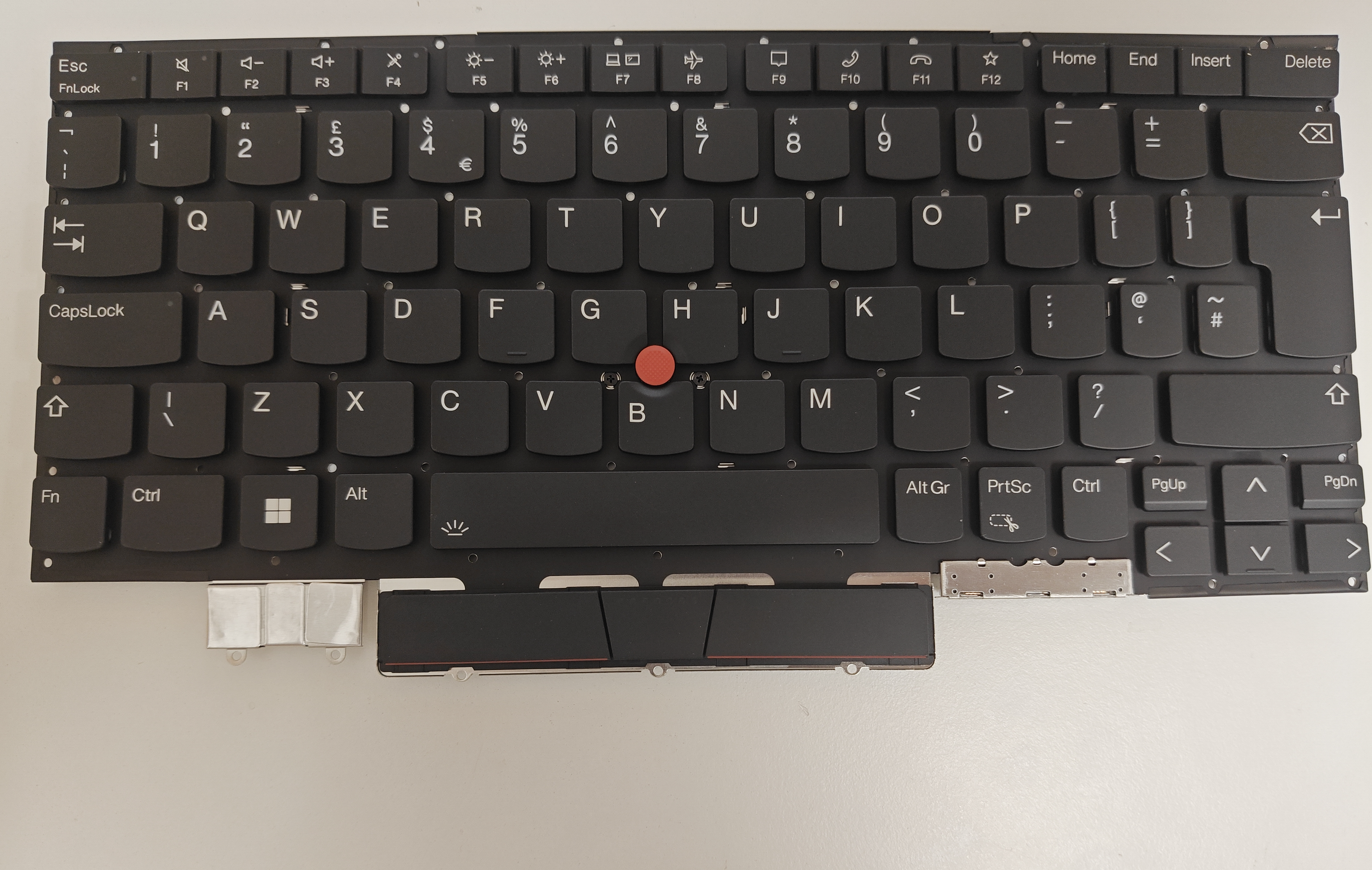 Tastatura Laptop, Lenovo, Thinkpad X1 Carbon 9th Gen Type 20XW, 20XX, iluminata, neagra, layout UK