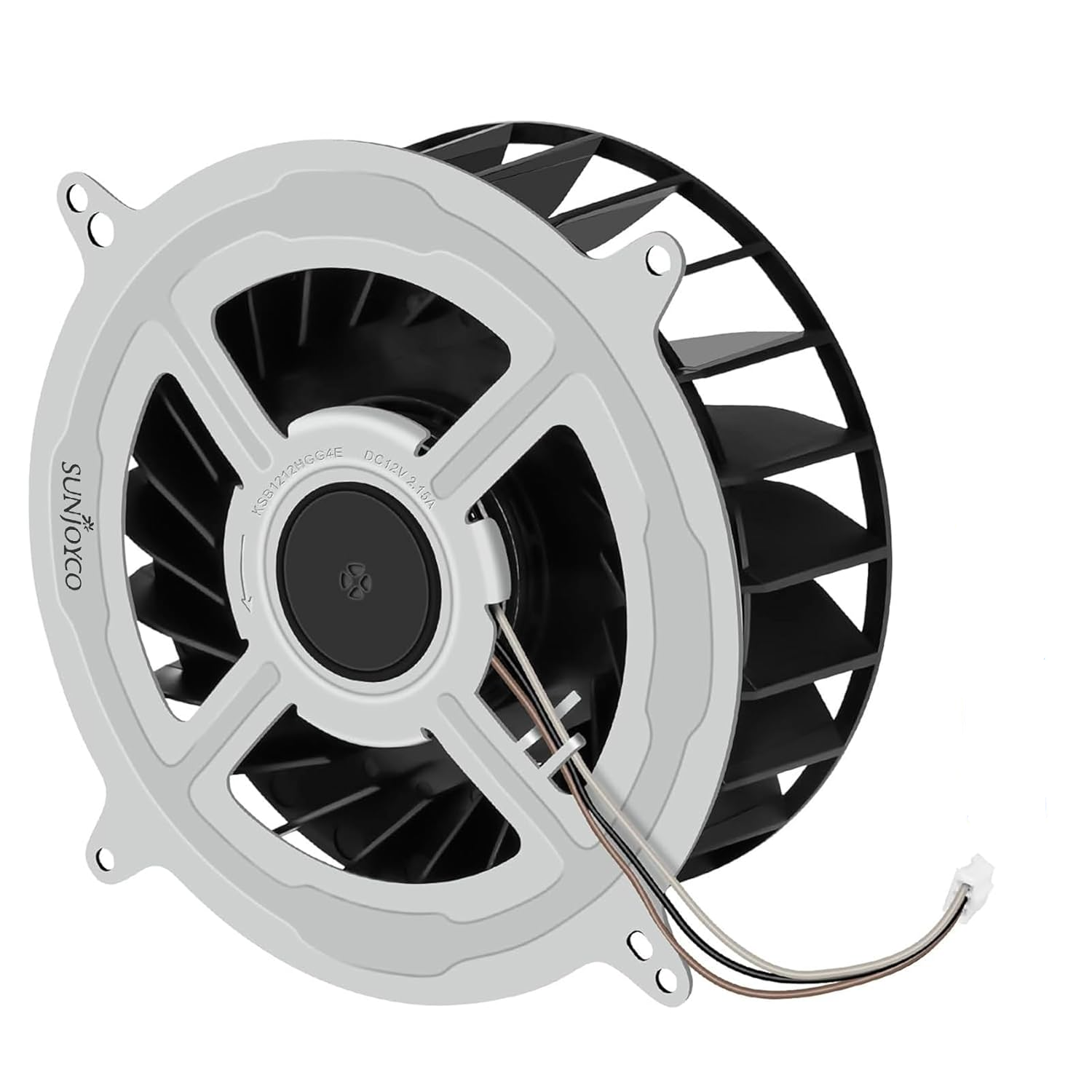 Cooler PS5, consola Sony PlayStation 5, 12047GA-12M-WB-01, KSB1212HGG4E, 23 blade, 12V, 2.15A