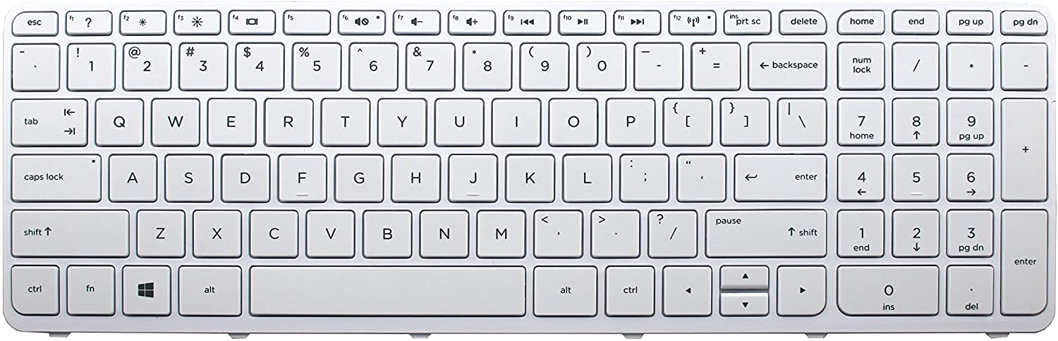 Tastatura Laptop, HP, Pavilion 15-G, 15-R, 15-E, 15Z-E, 15-N, 15Z-N, 15-F, 15-A, 15-H, 15-S, 15-Z, 250 G3, 255 G3, 256 G3, alba