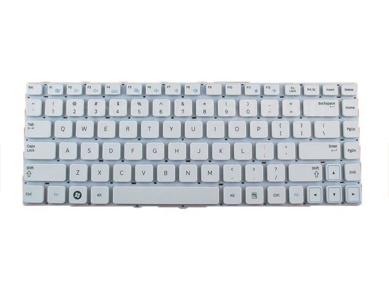 Tastatura Samsung 300E4A alba fara rama us