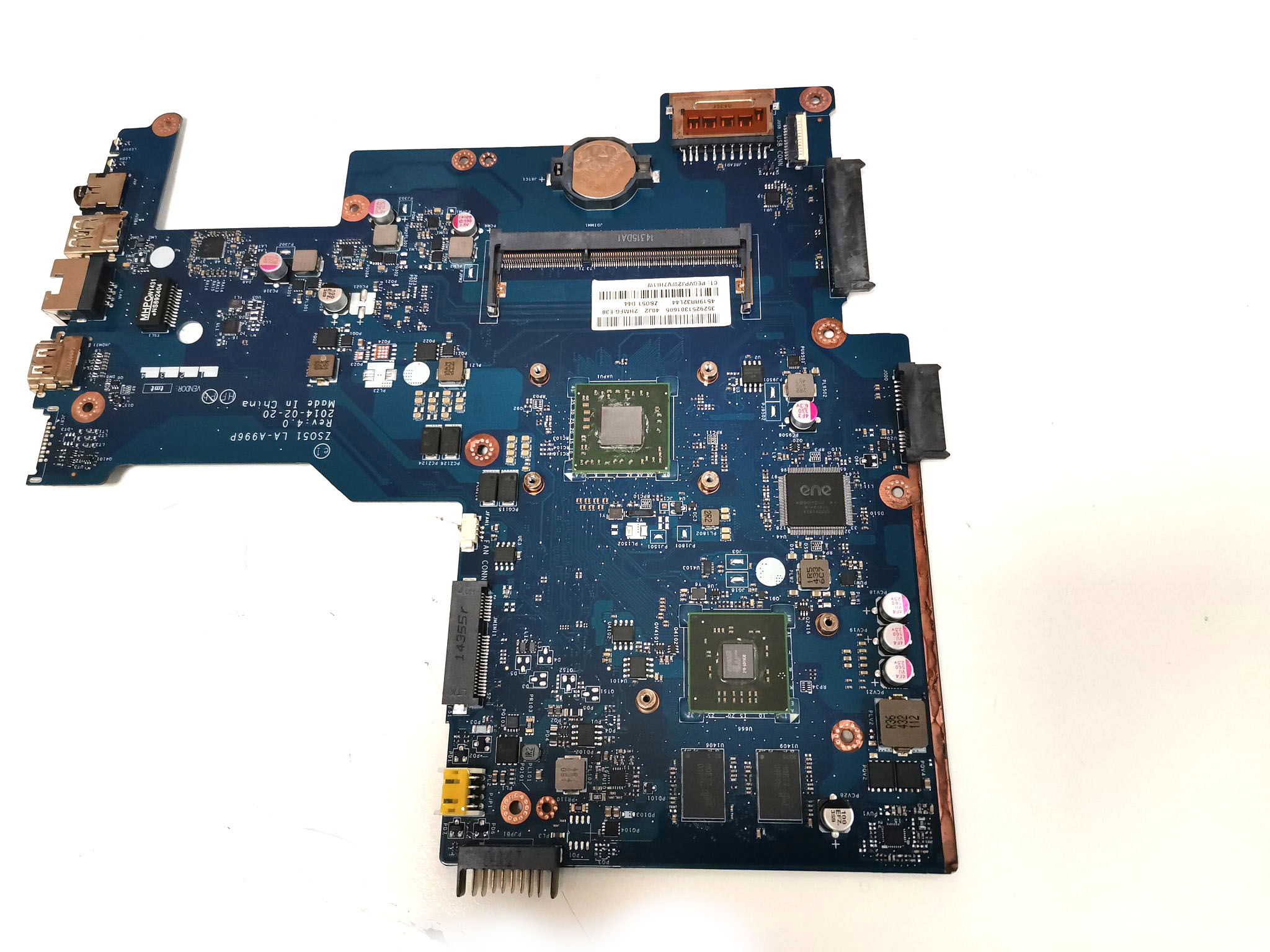 Placa de baza cu radiator laptop, HP, 15-G AMD AMD A8-Series A8-6410 - AM6410ITJ44JB, ZSO51 LA-A996P Rev: 4.0, AMD Mobility Radeon HD 8210, 216-0841036, SH