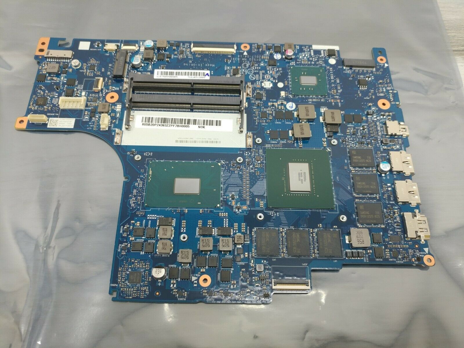 Placa de baza noua Laptop Lenovo DY520 NM-B391 Rev 1.0 i7-7300HQ GTX 1060 6GB