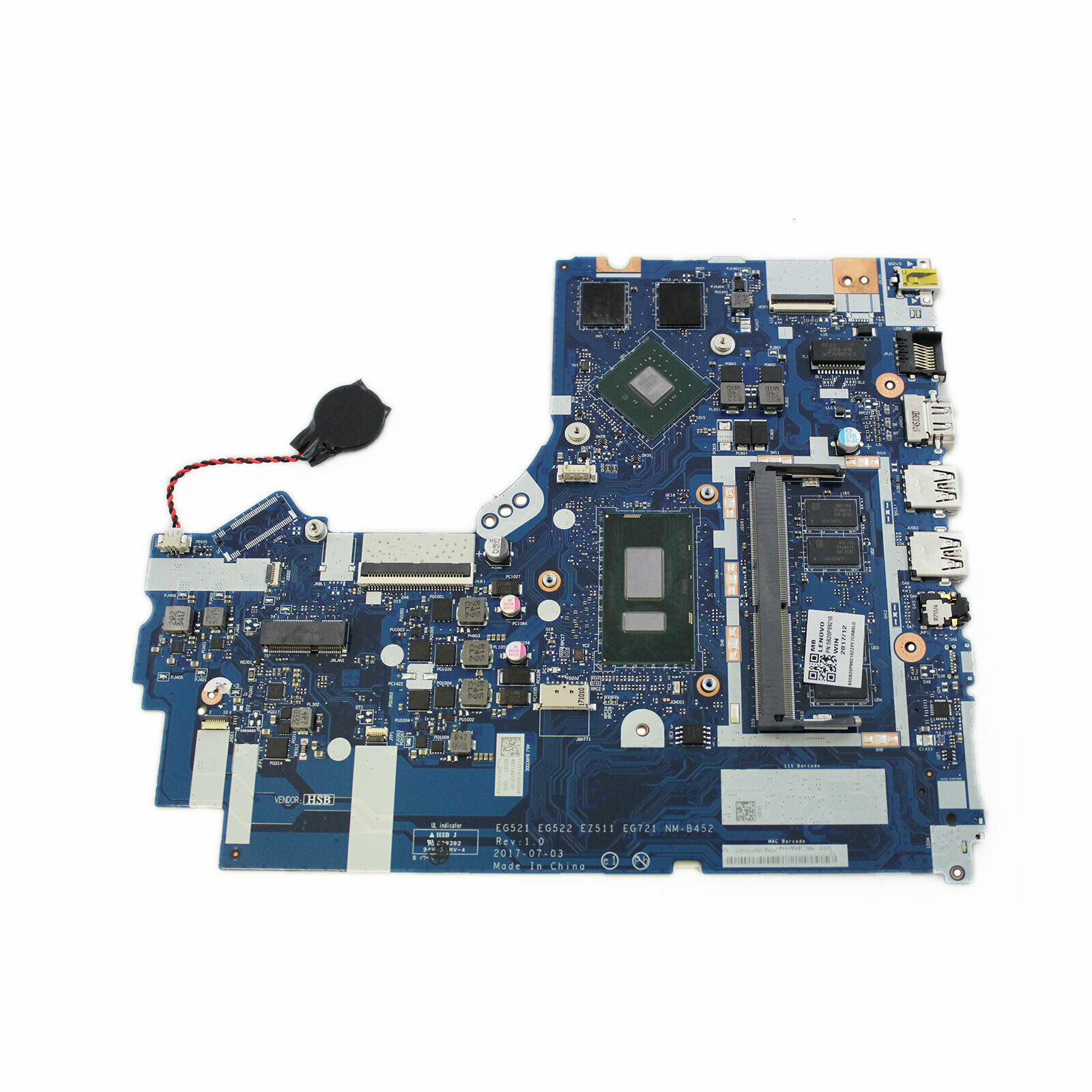 Placa de baza Laptop, Lenovo, IdeaPad 330-15ISK, 530-15ISK, 320-15ISK, 520-15ISK, DG421, DG521, DG721, NM-B242 rev 1.0, i7-7500U Nvidia 920MX