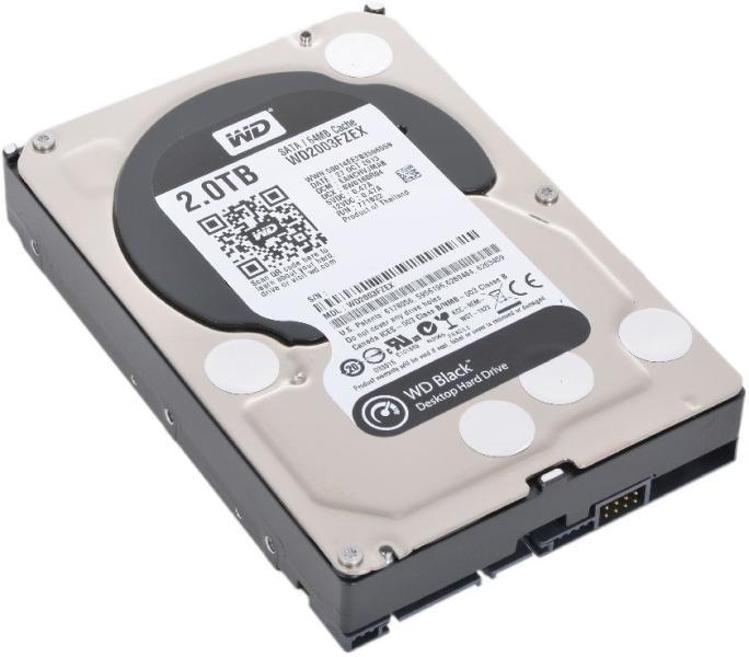 Hard disk Western Digital Black 2TB 7200RPM 64MB 3.5" WD2003FZEX, second hand
