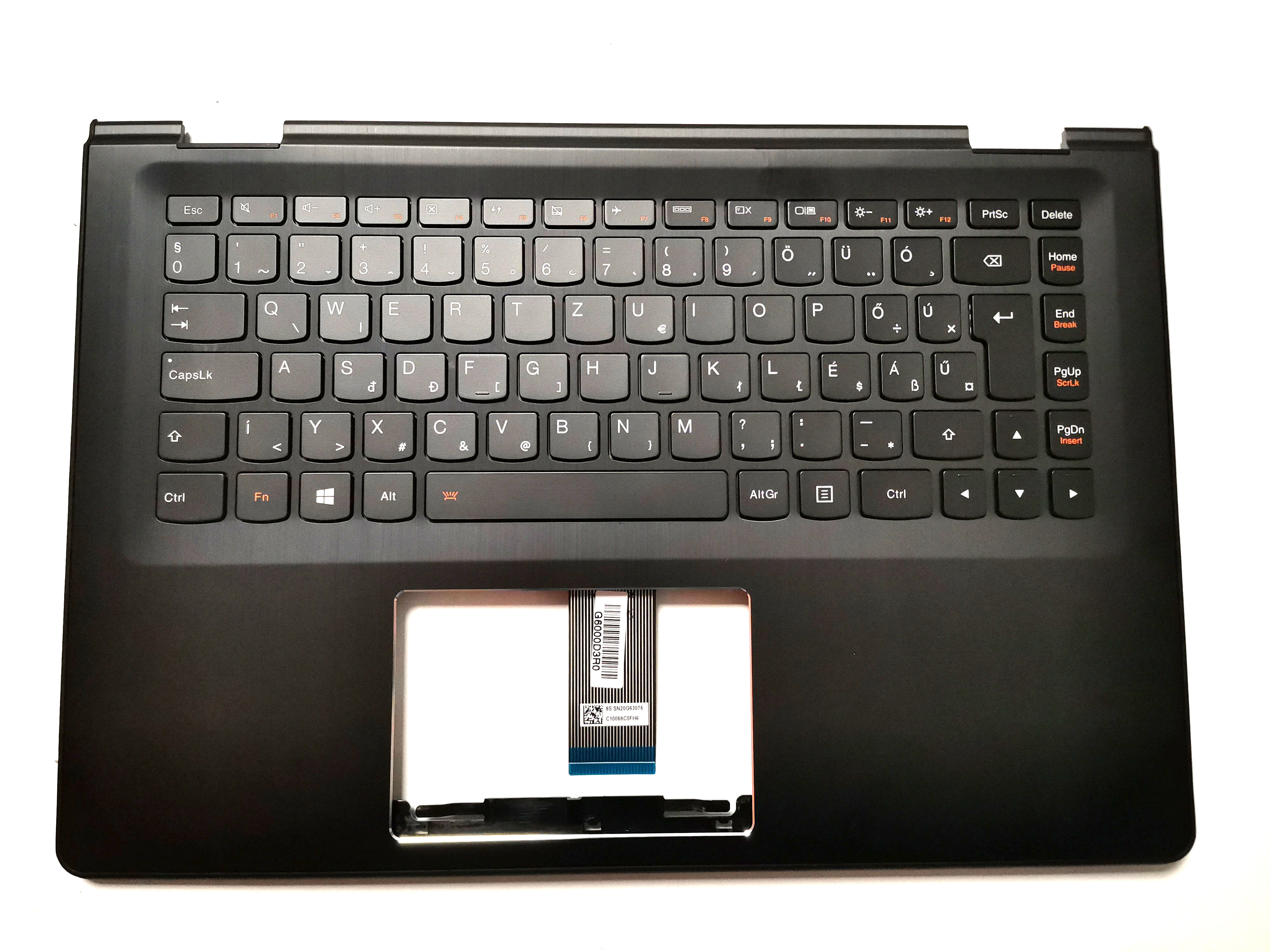 Carcasa superioara cu tastatura palmrest Laptop, Lenovo, Yoga Flex 3 14, 1435, 1470, layout HU