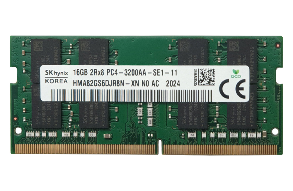 Memorie ram Laptop SK Hynix 16GB, DDR4, 2Rx8, PC4-2666V, 2666Mhz, HMA82GS6DJR8N-VK, PC4-21300, CL19, Non-ECC, sodimm, 260 pini