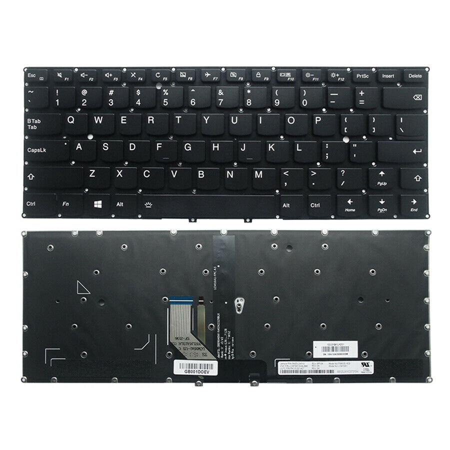 Tastatura Laptop, Lenovo, Yoga 910-13IKB Type 80VG, 80VF, iluminata, neagra, layout US