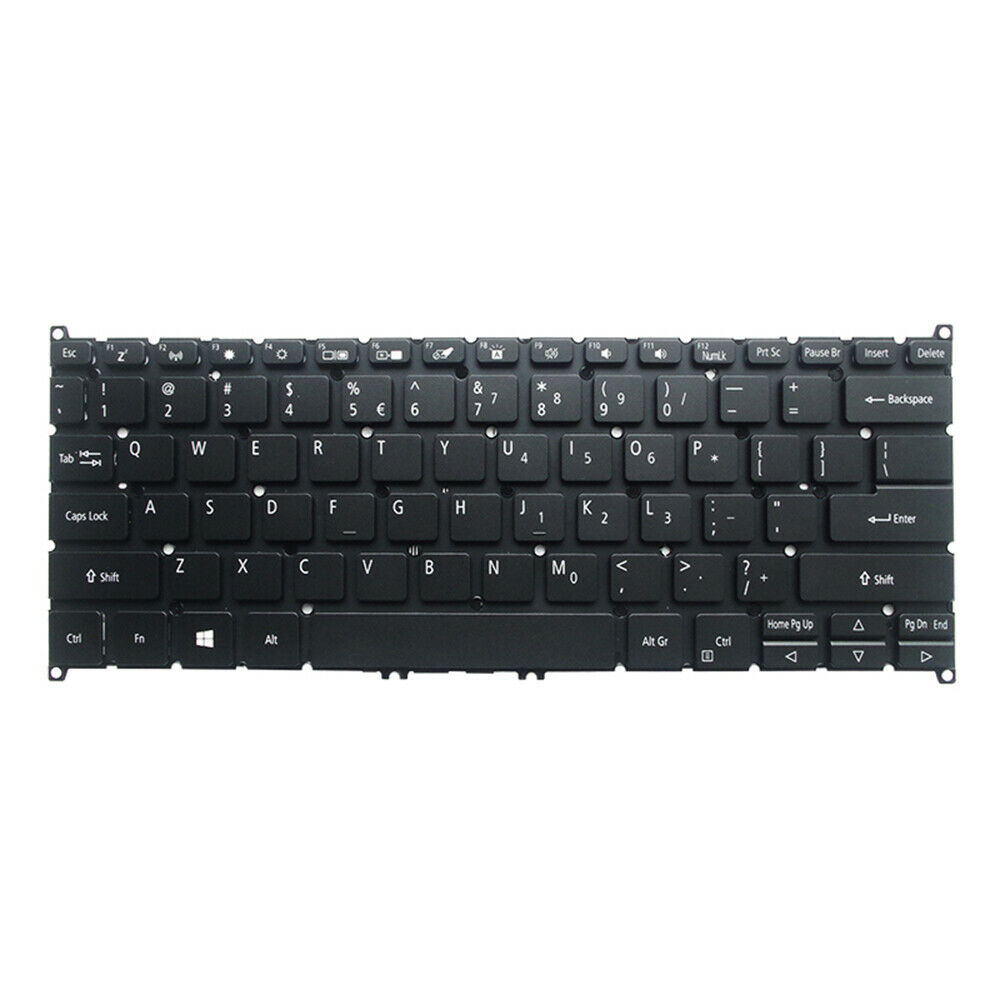 Tastatura Laptop, Acer, Spin 5 SP513-54N, N19W3, neagra, layout US