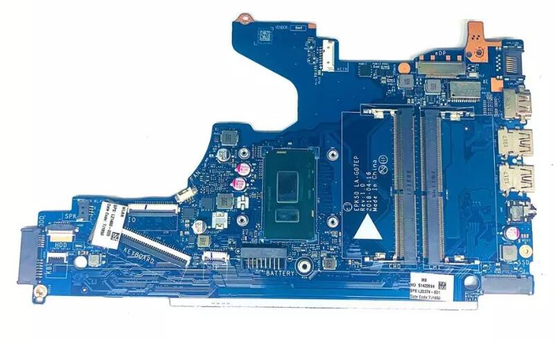 Placa de baza laptop, HP, 15T-DA, LA-G07DP, I3-7100U, 71NGD132278, L36257-601, L35239-601, L35239-501, L35239-001