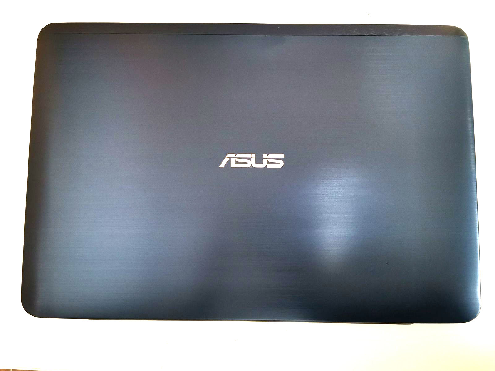 Capac compatibil display cu ornament si rama Laptop, Asus, K555, K555L, K555LN, V555L, FL5800L, X555L, A555L, V555L, albastru metalic
