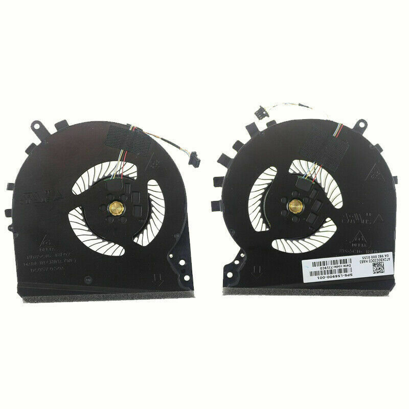 Set coolere Laptop Gaming, HP, Pavilion 15-DK, 15T-DK, TPN-C141, L57170-001, L56900-001, L58818-001, L57171-001, L58819-001, M53281-001, M54374-001, ND85C16-18L02, ND85C16-18L03, 5V, 0.50A