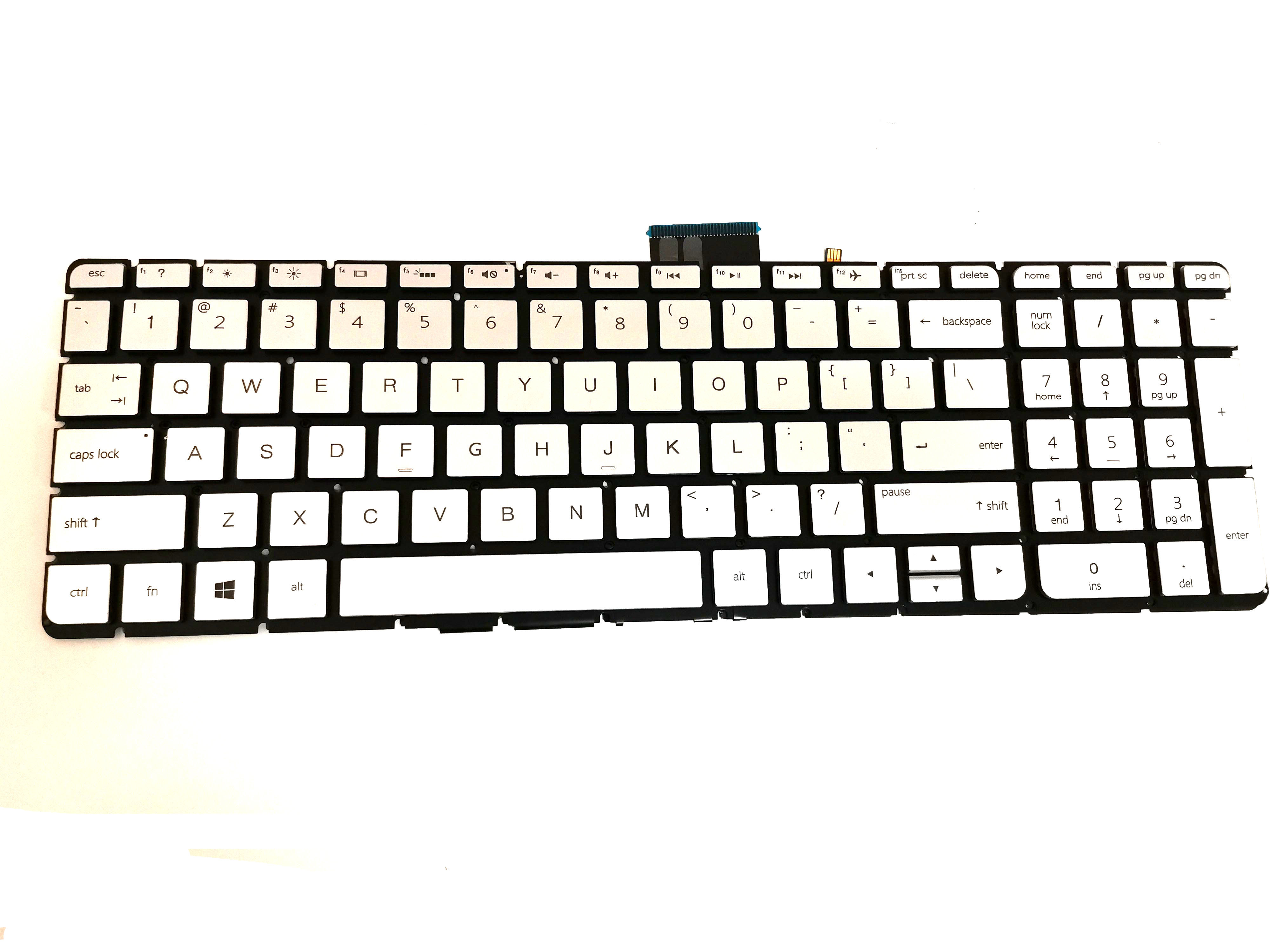 Tastatura Laptop, HP, Pavilion 15-BC, 15-AR, 15-AB, 15-AK, 15-AS, 15-AE, 15Z-AB, 15T-AB, 15-AU, 15-AX, 15-AW, 15-AN, 15-AH, iluminata, US, argintie